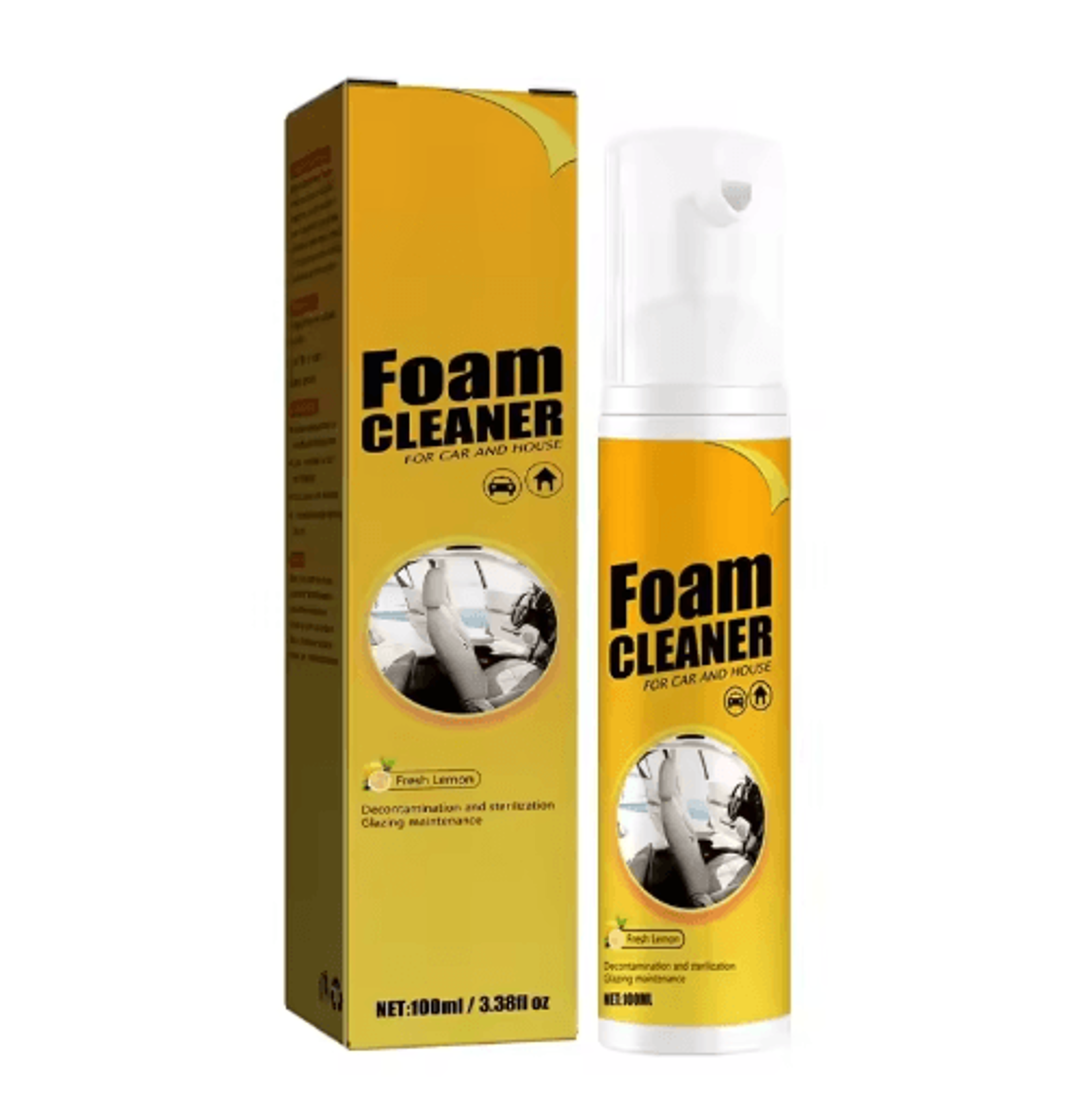 MultiPurpose Car Interior Cleaning Foam  Leather Upholstery  Headliner Cleaner 2