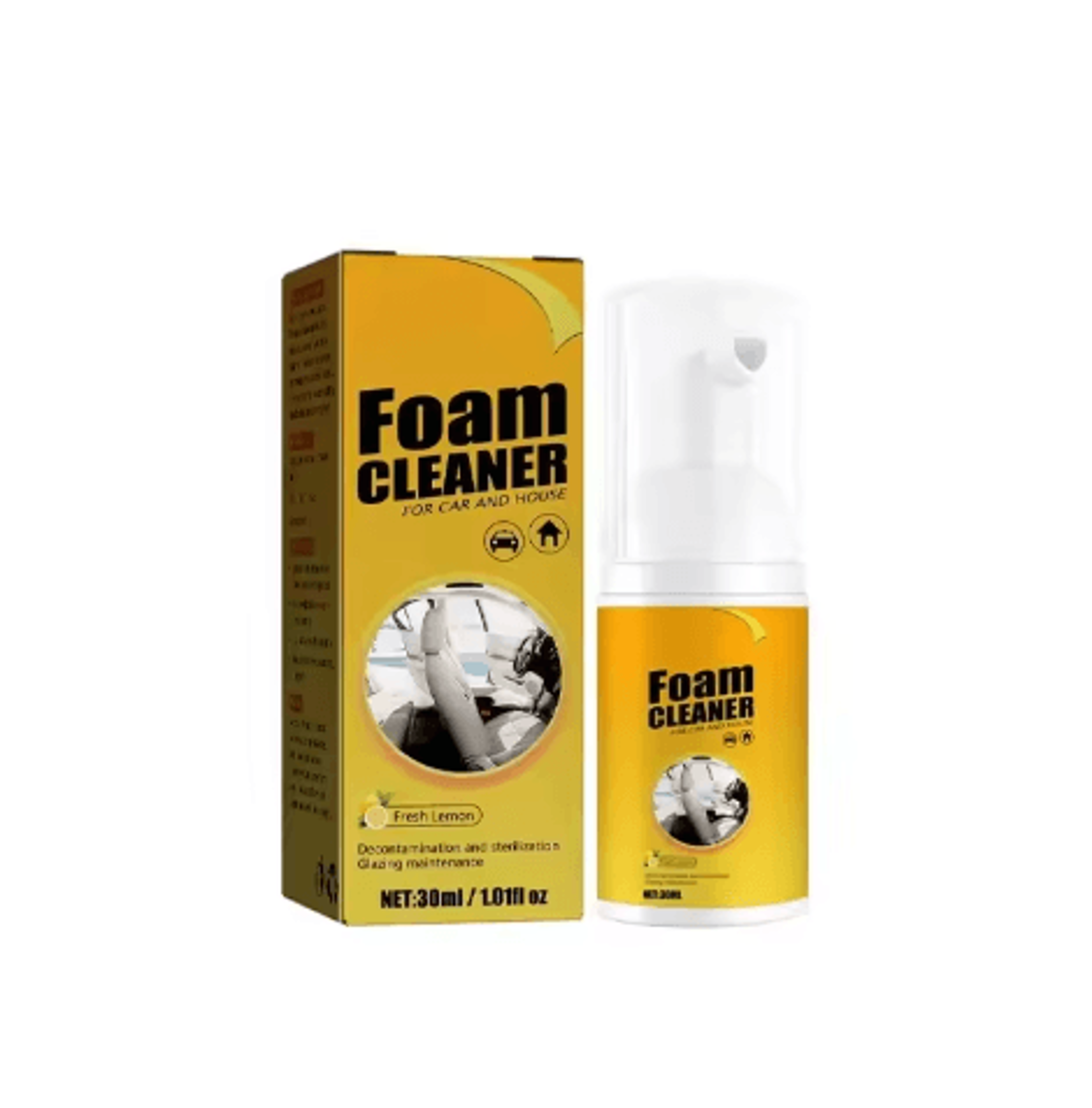MultiPurpose Car Interior Cleaning Foam  Leather Upholstery  Headliner Cleaner 3