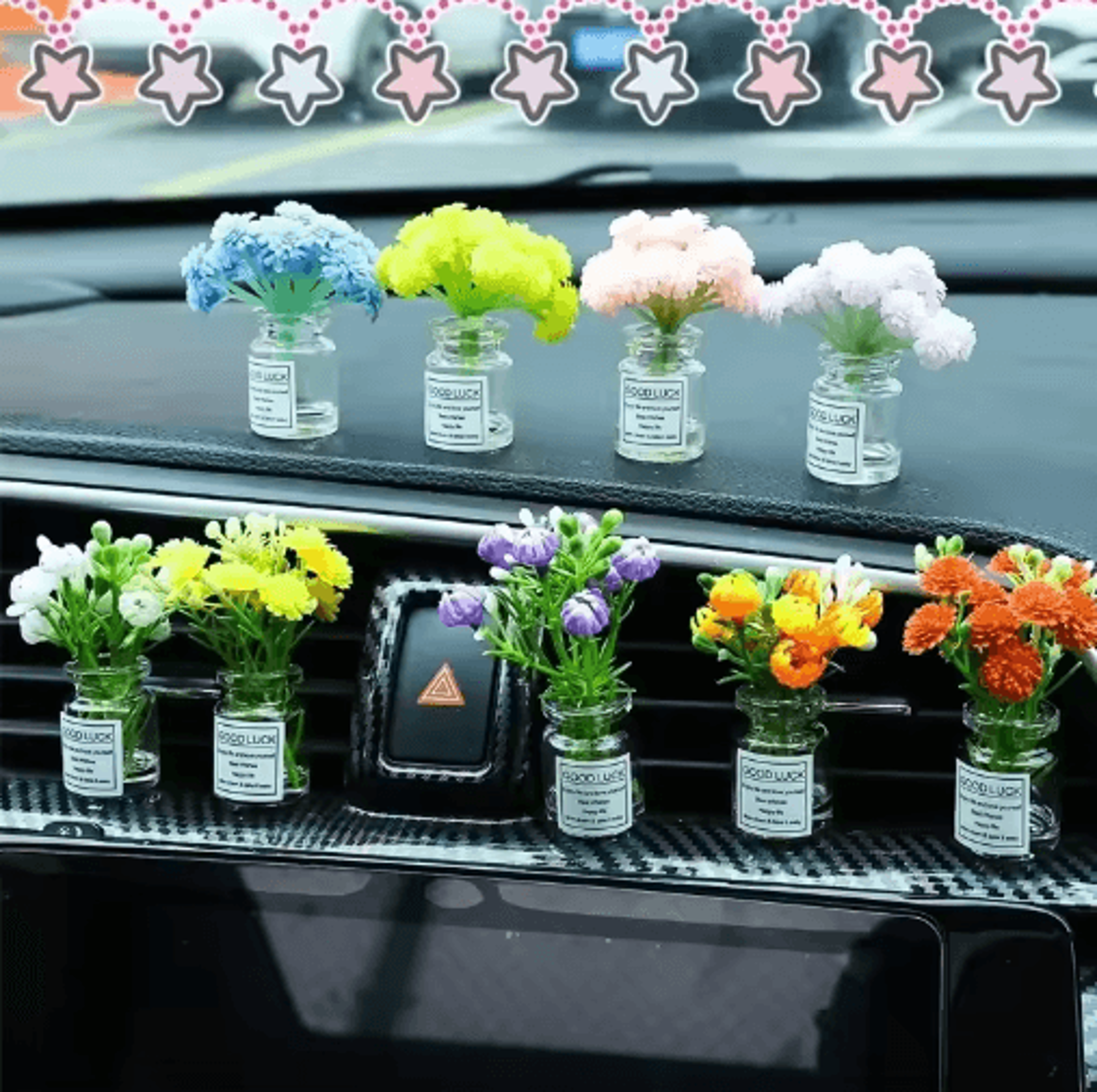 Mini Flower Vase Car Air Vent Diffuser  Aromatherapy Clip  Interior Decoration 0