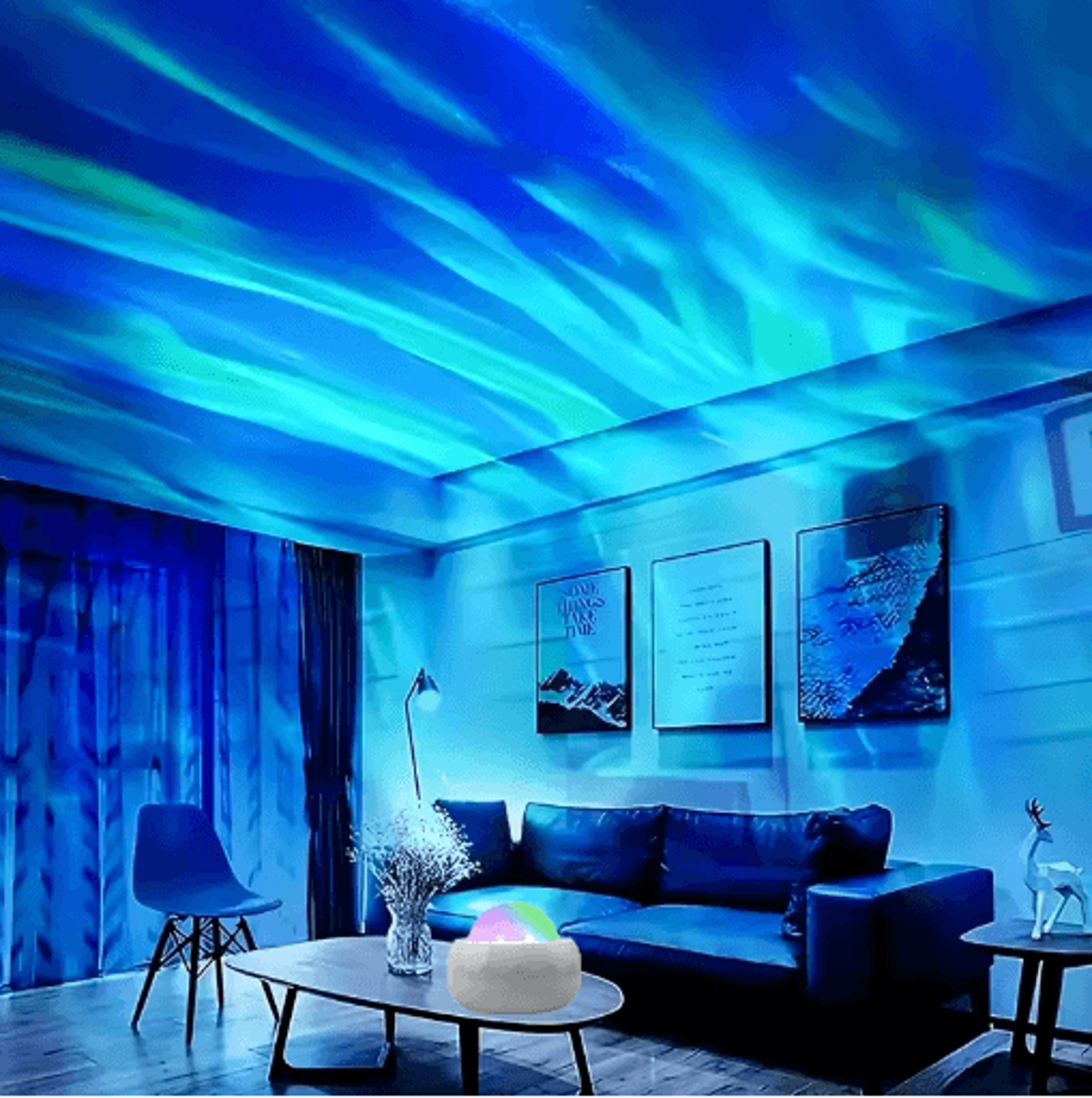 Northern Lights Starry Sky Projector Lamp With Aurora LED Galaxy Light 4