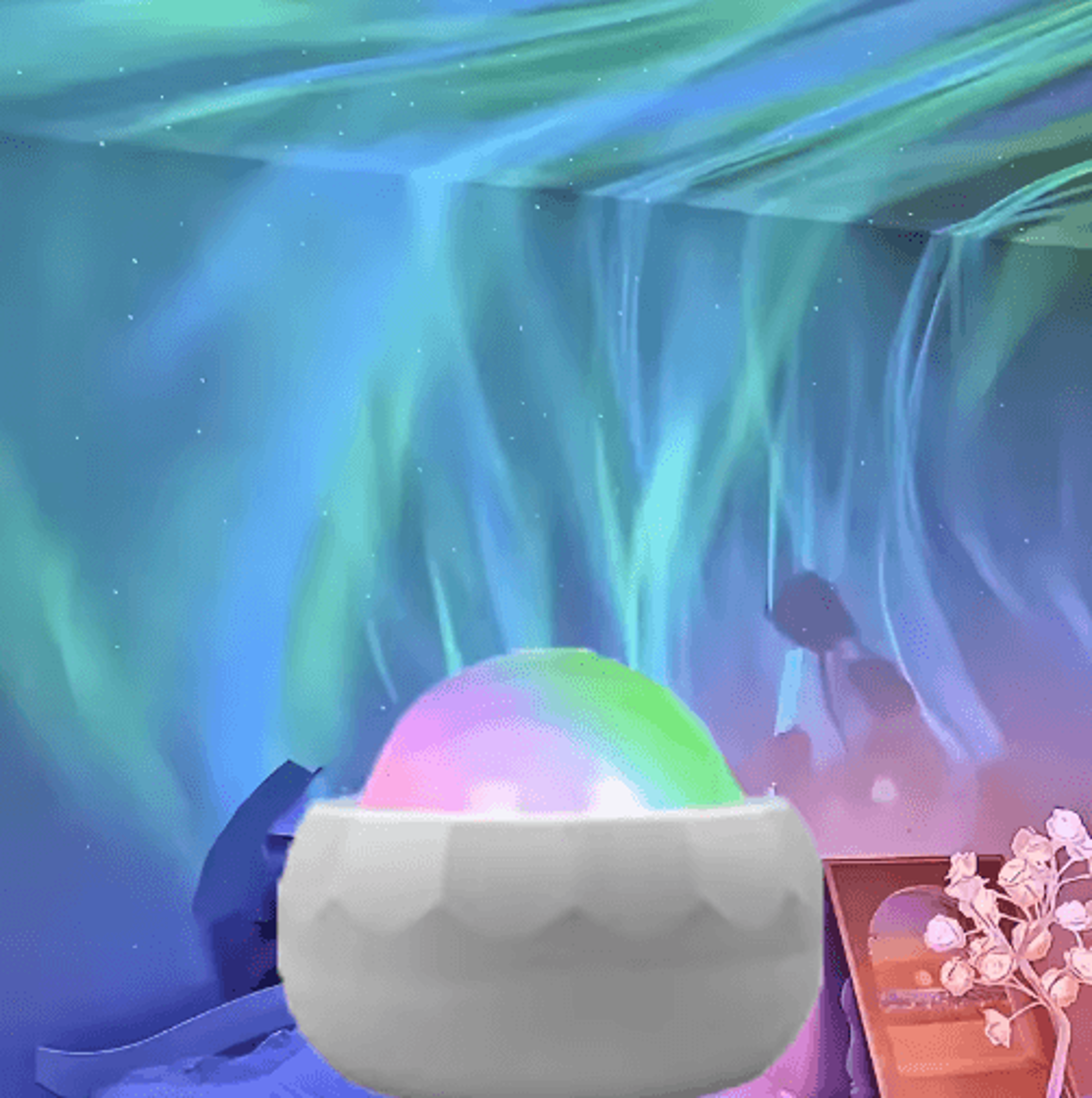 Northern Lights Starry Sky Projector Lamp With Aurora LED Galaxy Light 5
