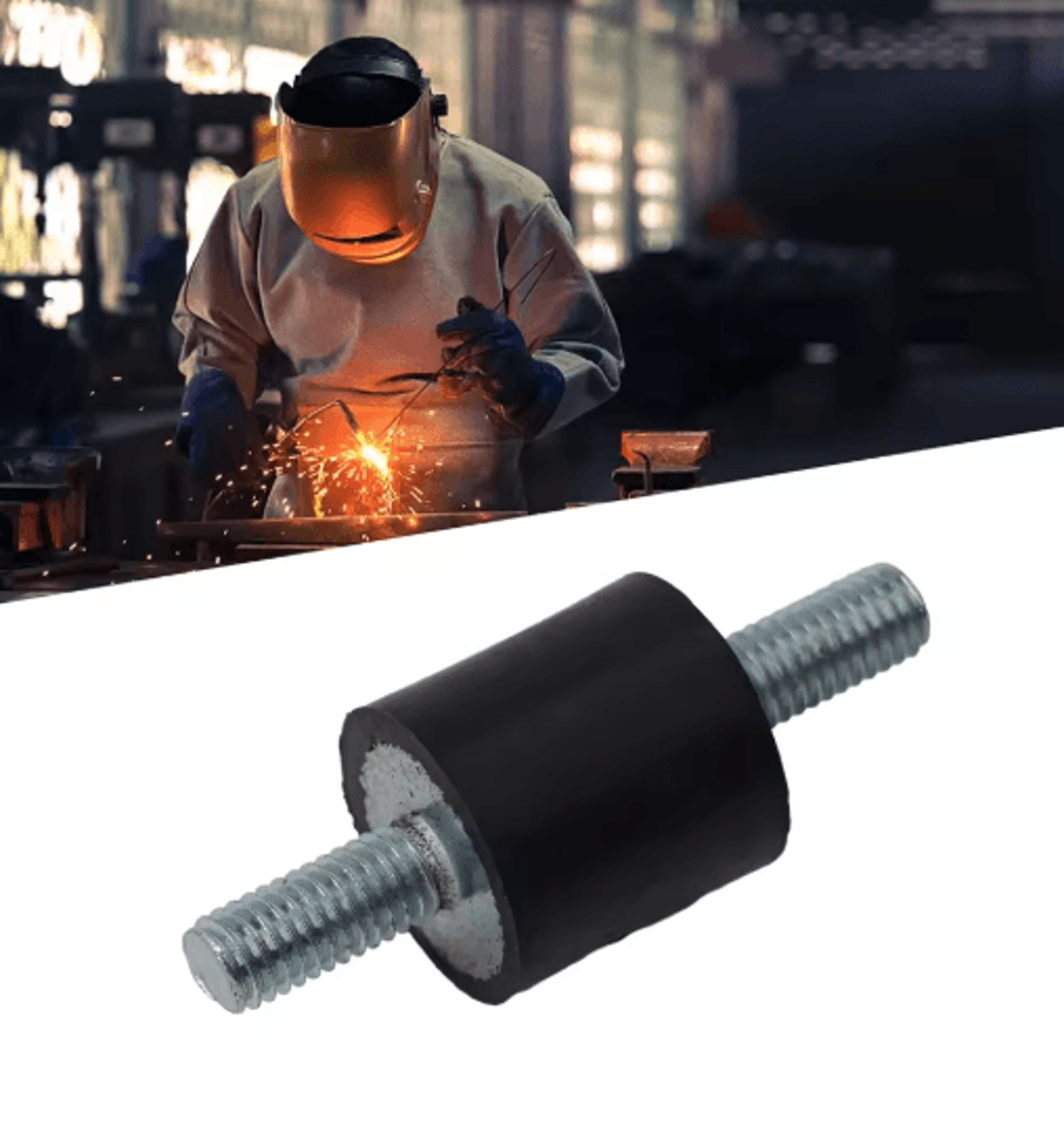Rubber Shock Mount Bobbin Isolator  AntiVibration Mount For Water Pumps Motors  Machinery 13