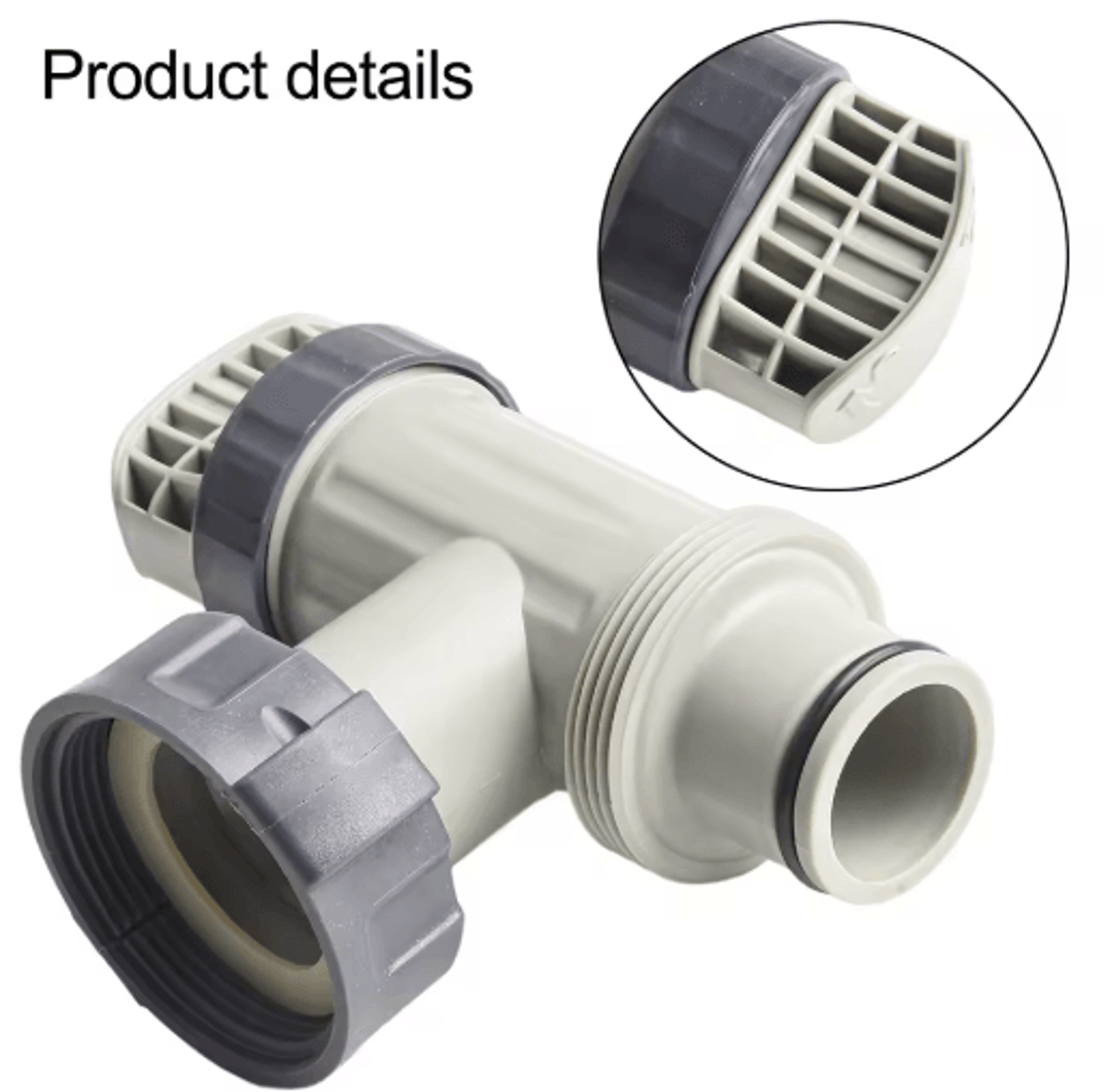 2PCS Pool Plunger Valve Replacement  Compatible With Intex 10747 Sand Filter Pump 2