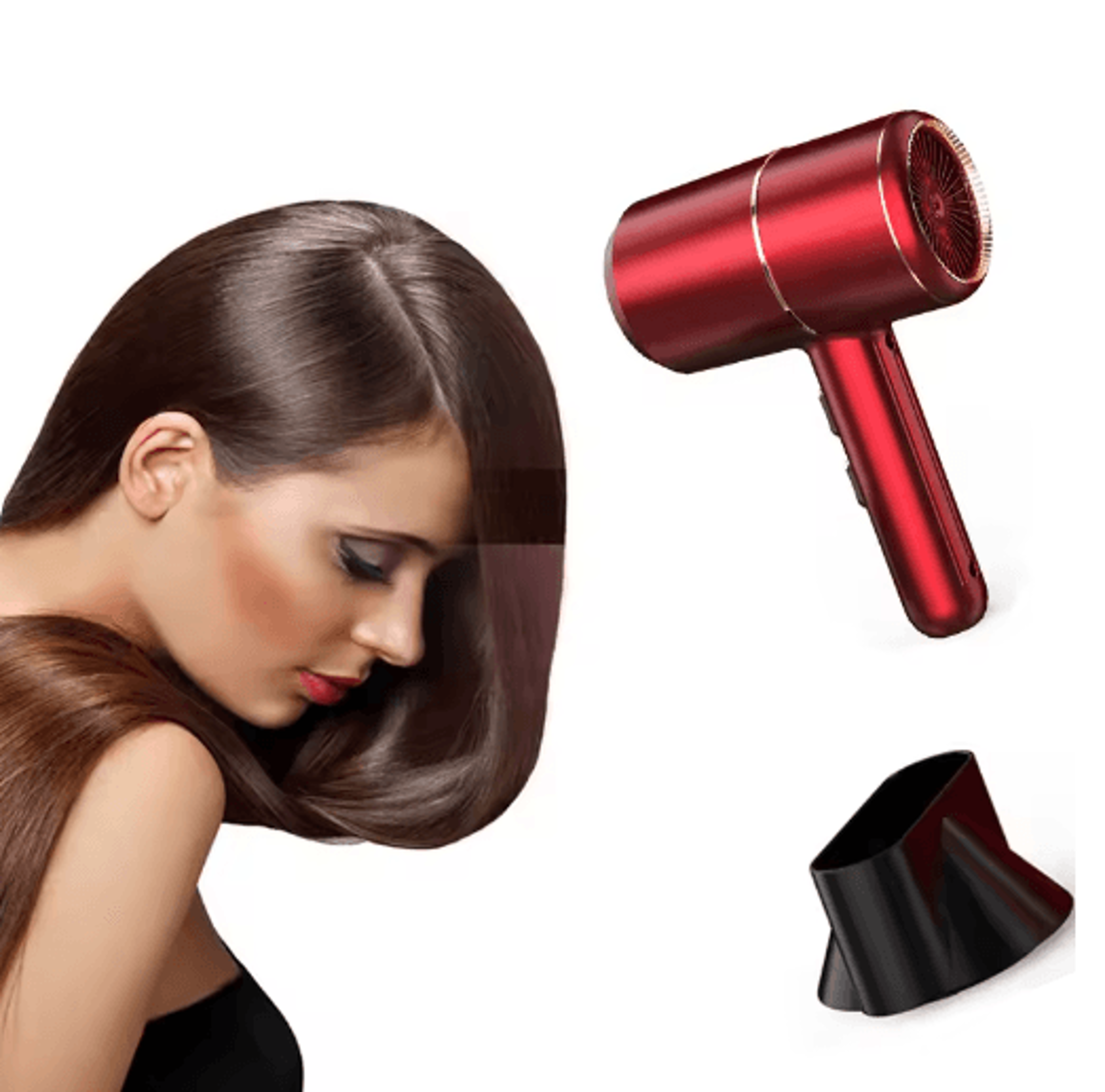 Portable Mini HighSpeed Ionic Hair Dryer  Lightweight FastDrying Blow Dryer For Home  Dorm Use 5