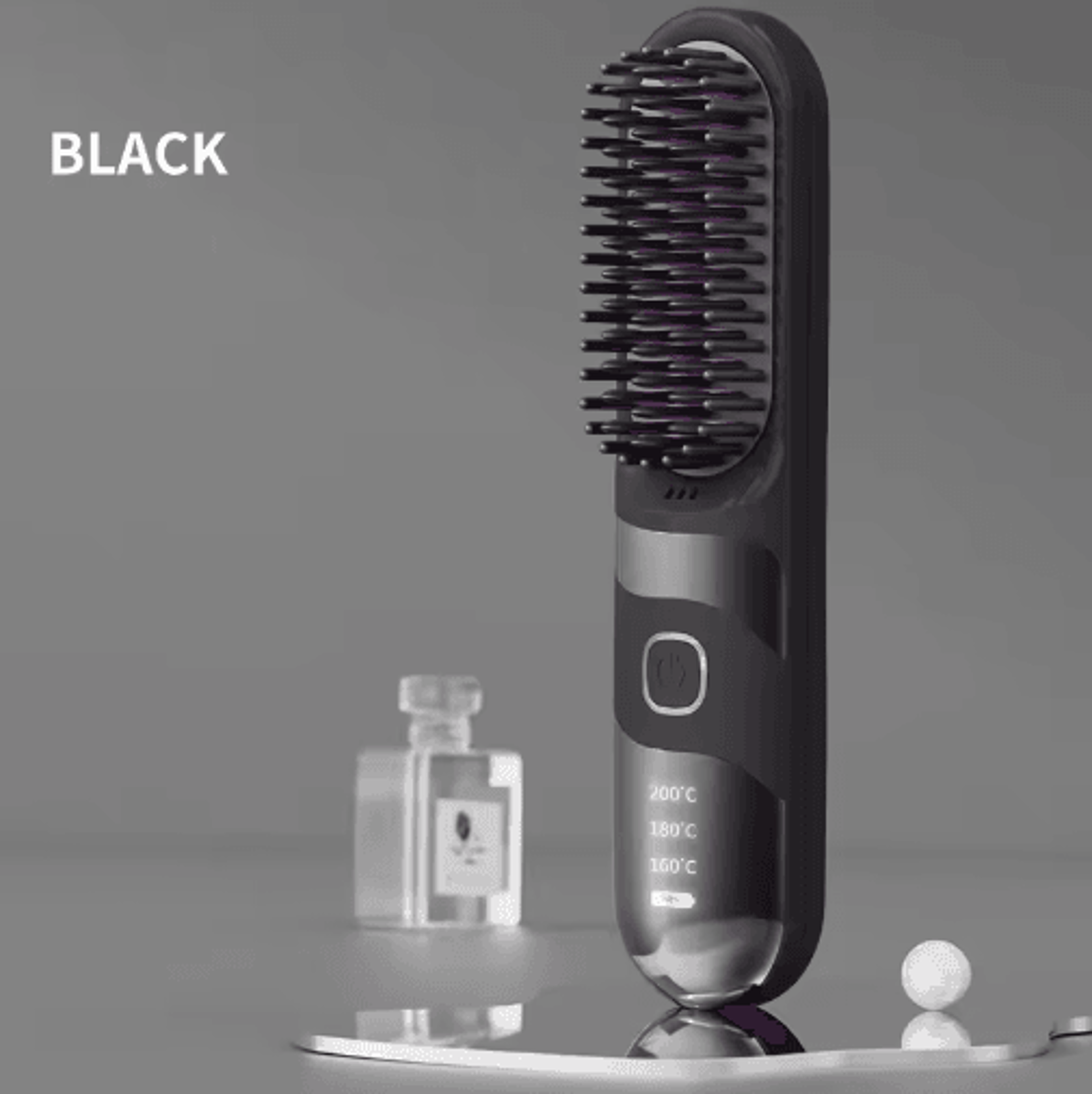 Cordless Mini Hair Straightener Brush  Portable Ionic Hot Comb For Fast OntheGo Styling 1