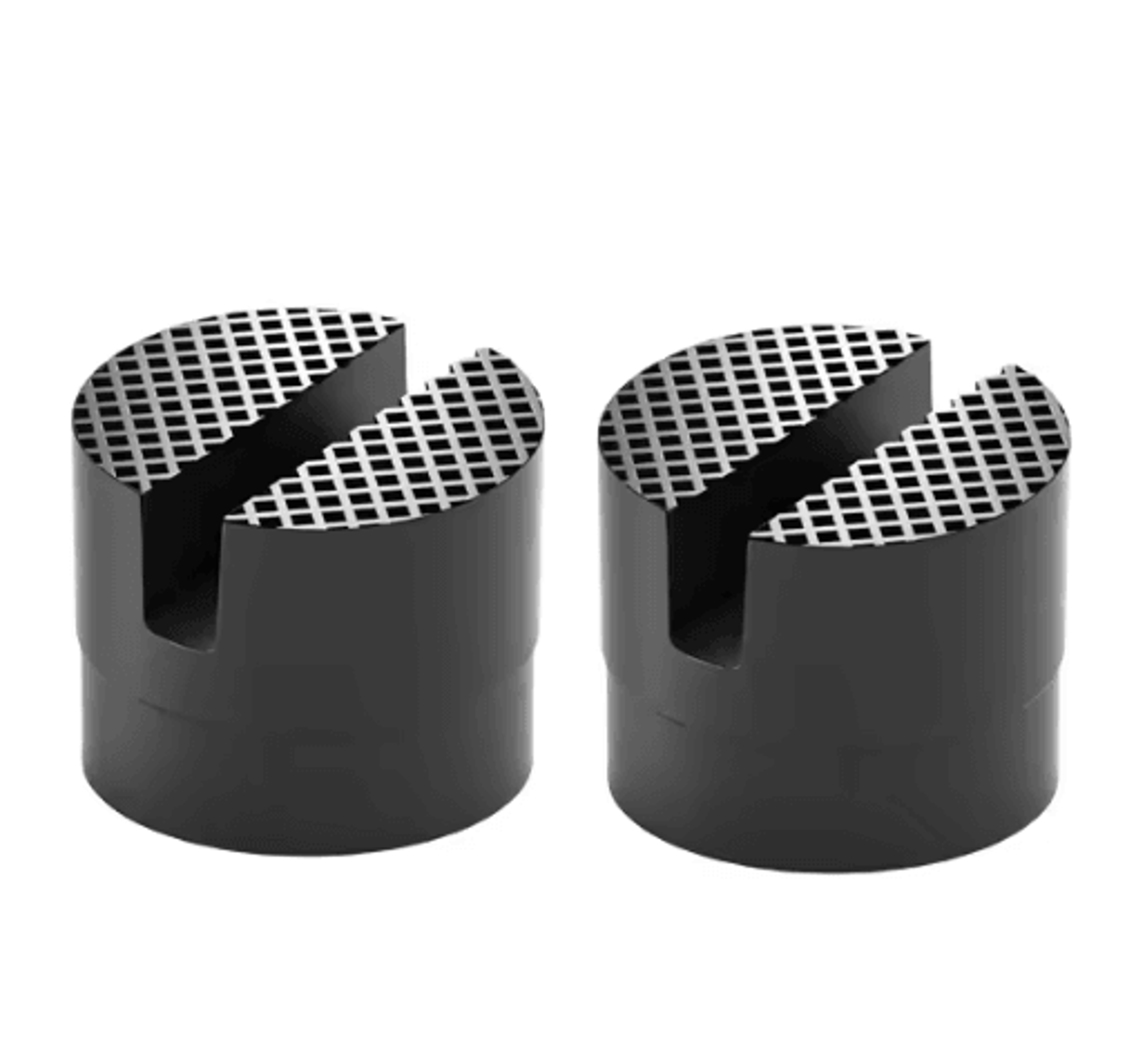 2PCS Universal Rubber Jack Support Pads  Slotted Floor Jack Adapter For Vehicle Lifting 1