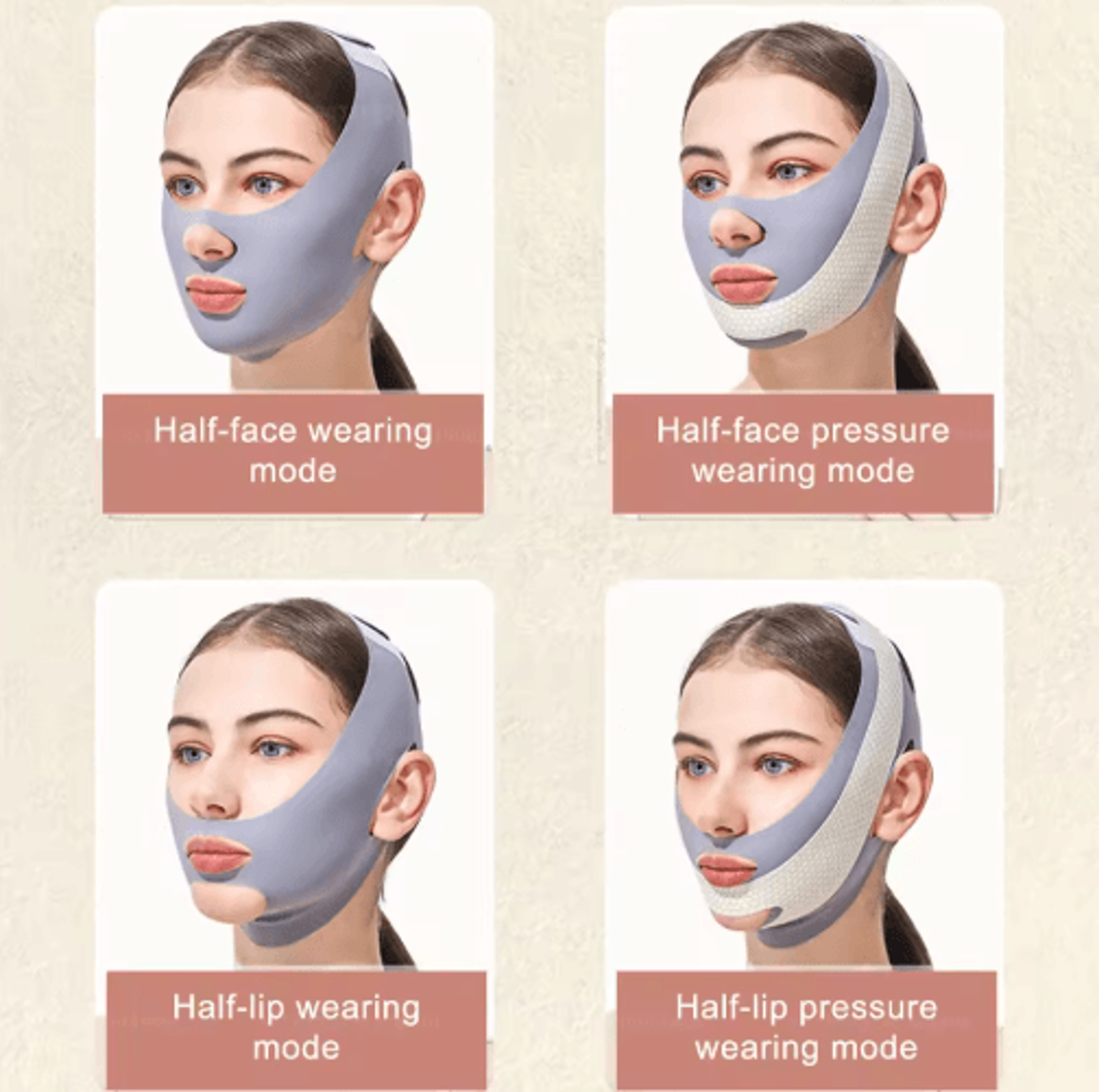 V Line Face Shaper Band  Adjustable Face Lifting Belt For Jawline  Chin Support 4