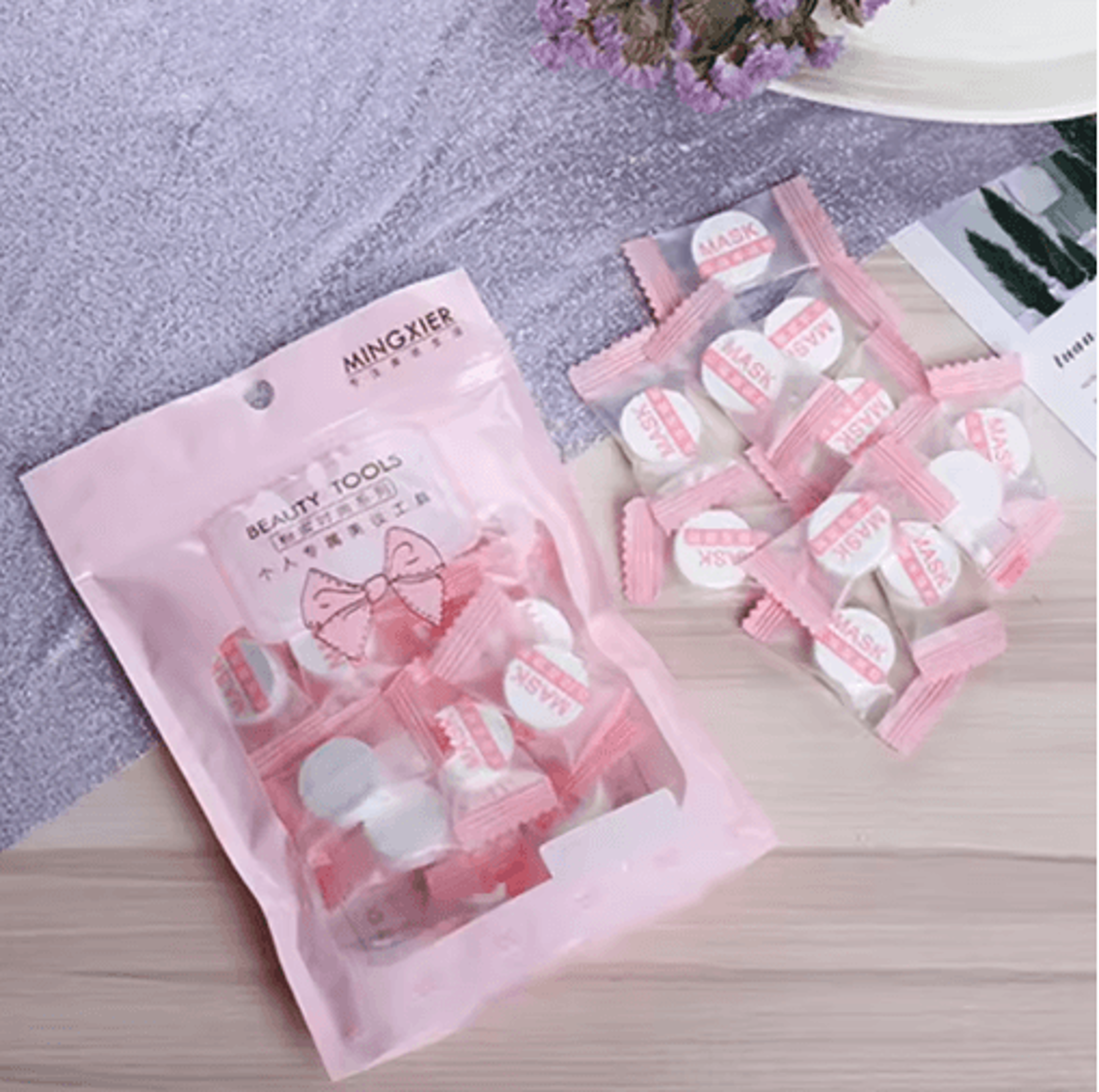 Portable Compressed Face Towels  Disposable Cotton Coin Tissue For Travel  Skincare 1