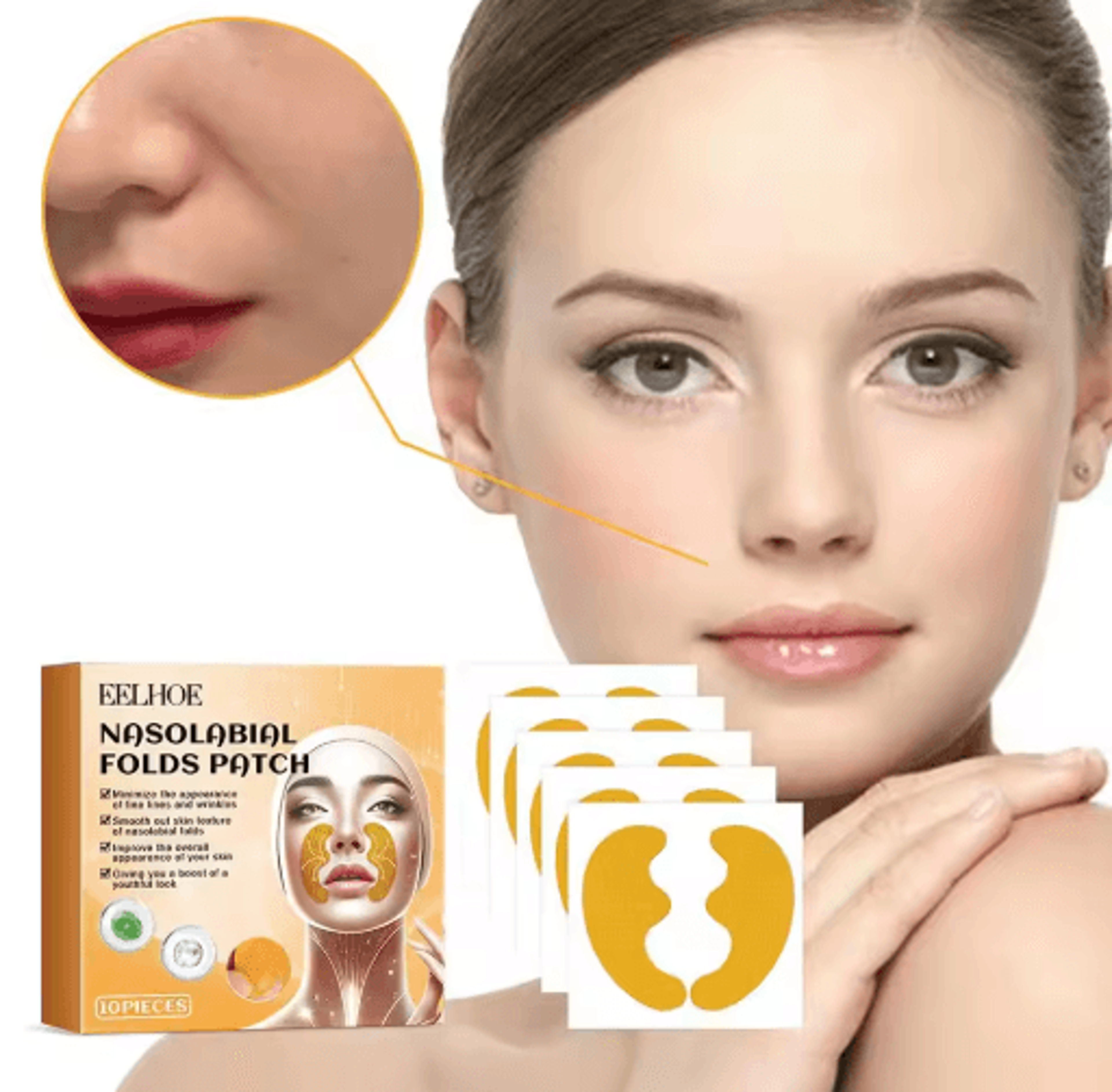 Collagen Forehead Wrinkle Patch  Hydrogel Forehead Mask For Smooth  Hydrated Skin 5