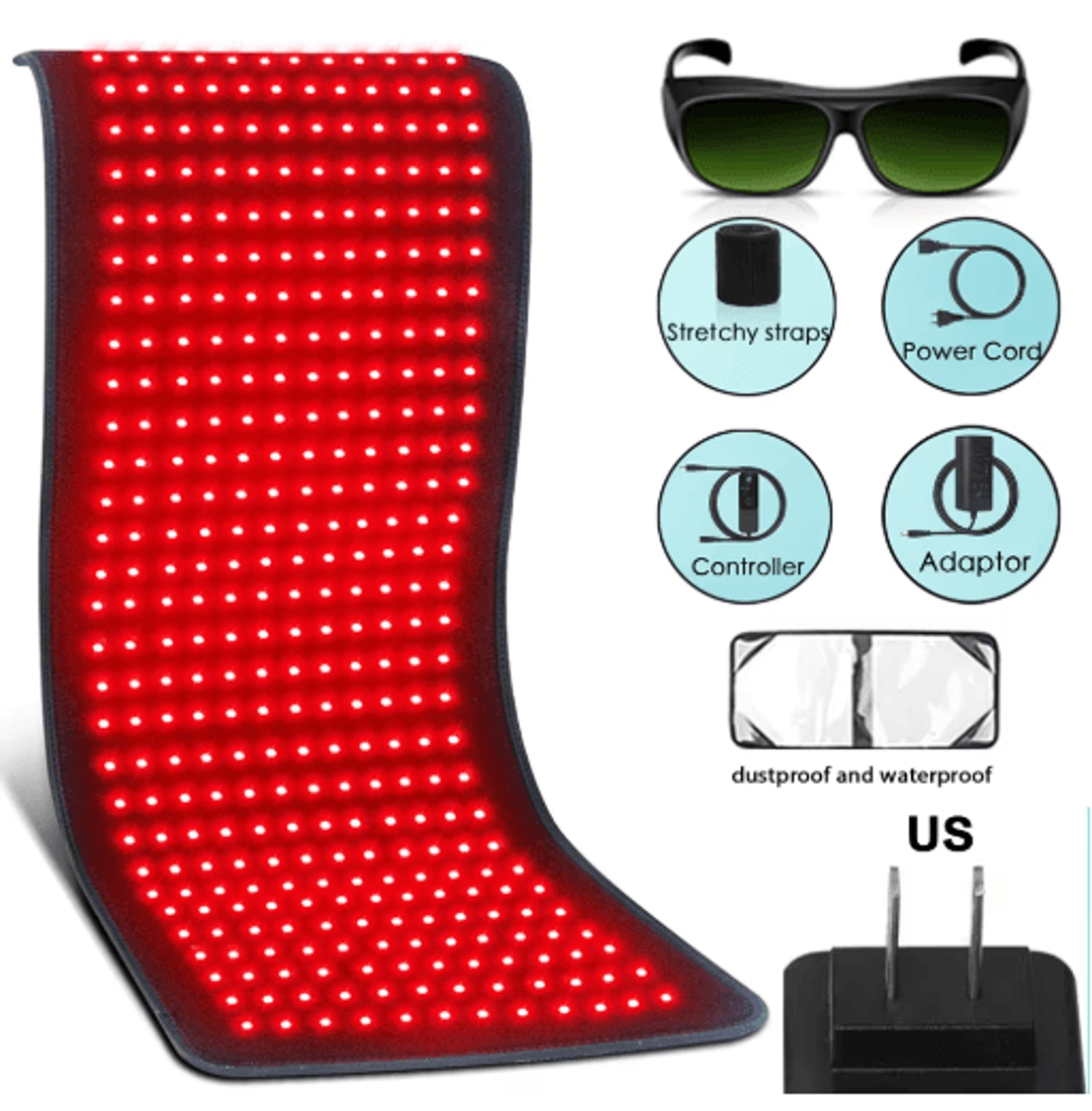 Red Light Therapy Heating Pad  Infrared LED Heating Cushion For Comfortable Body Care 0