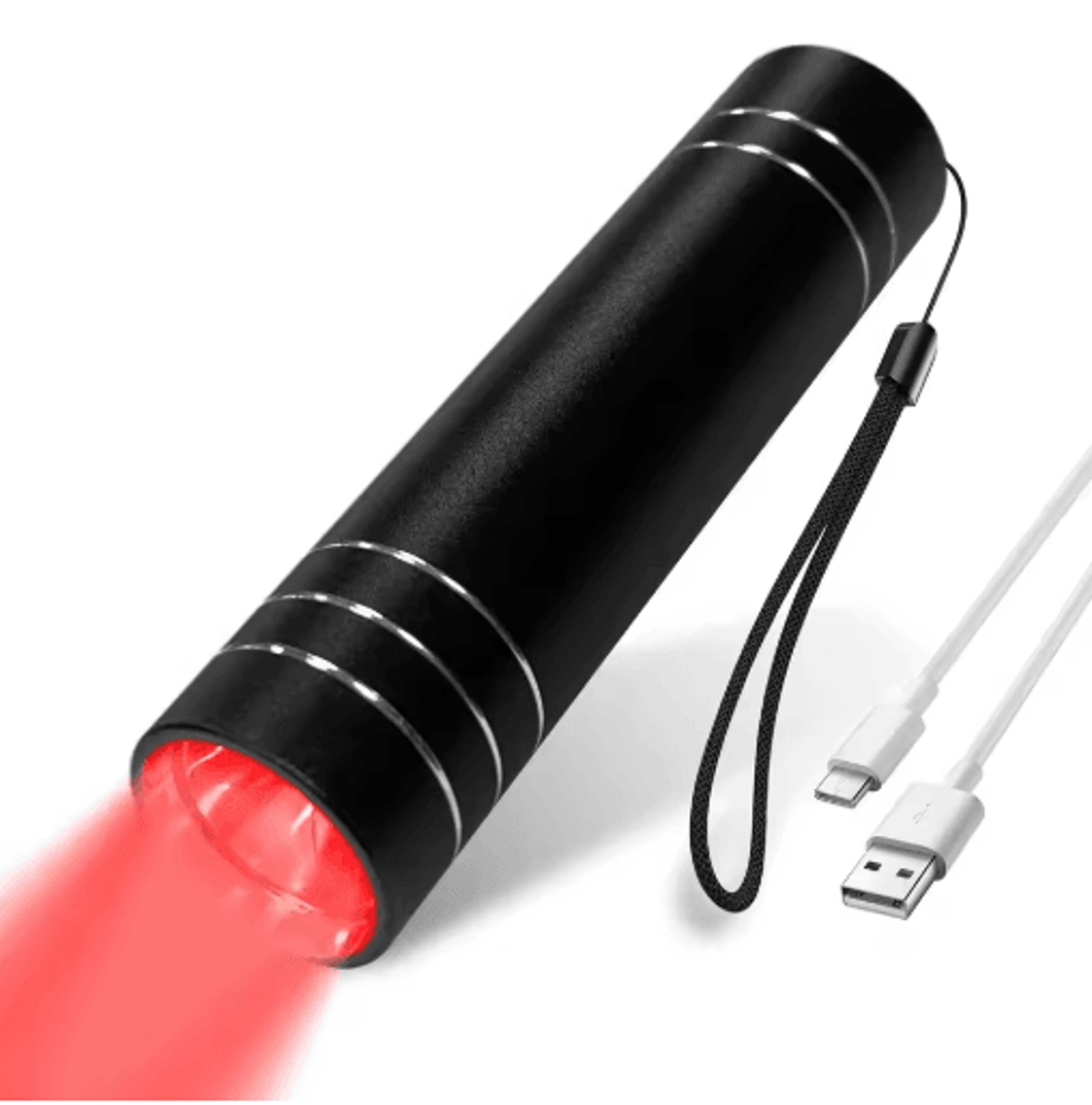 Professional Red  Blue LED Light Therapy Flashlight  Portable Handheld Light Device 1