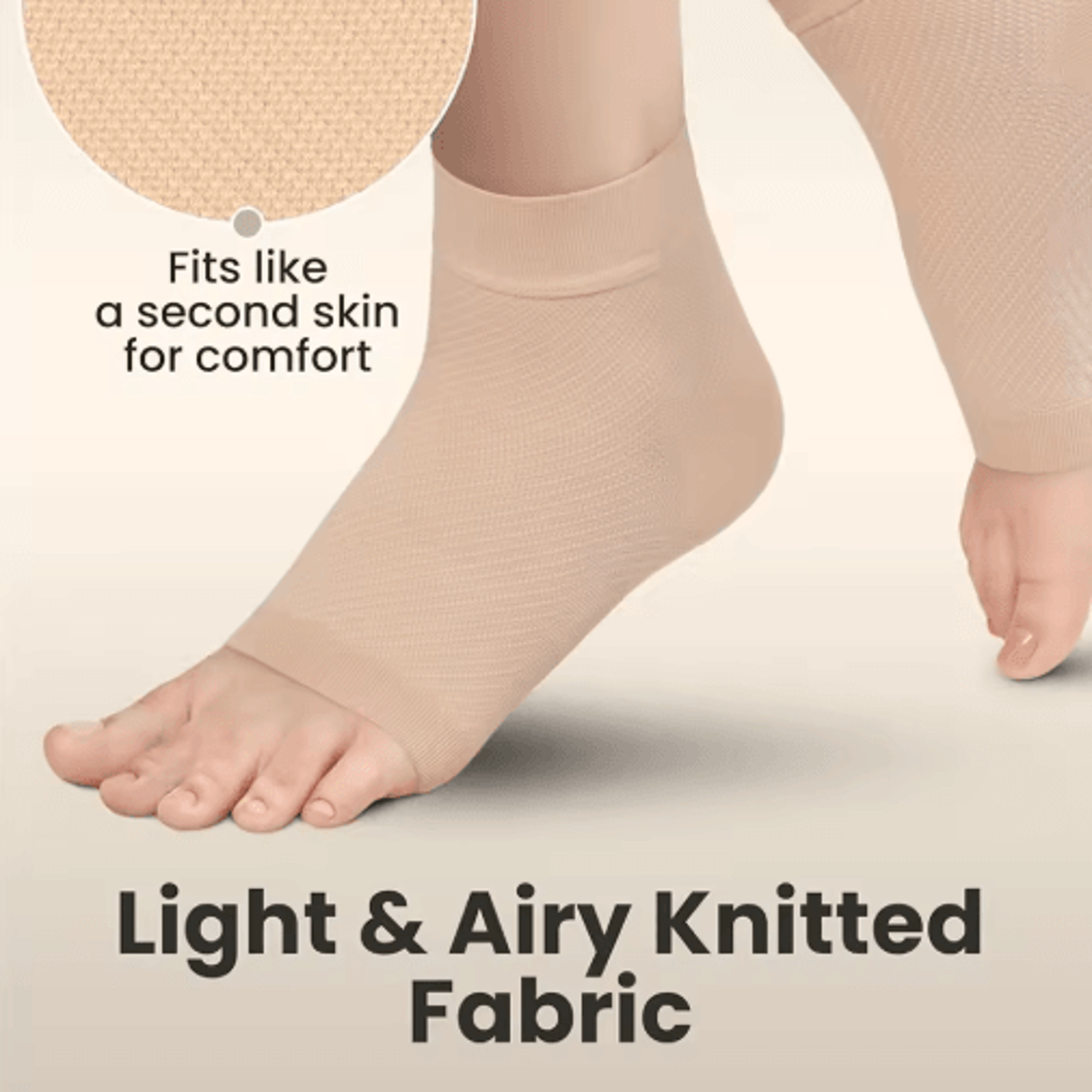 OpenToe Ankle Compression Sleeve  Foot Arch Support For Everyday Comfort 4