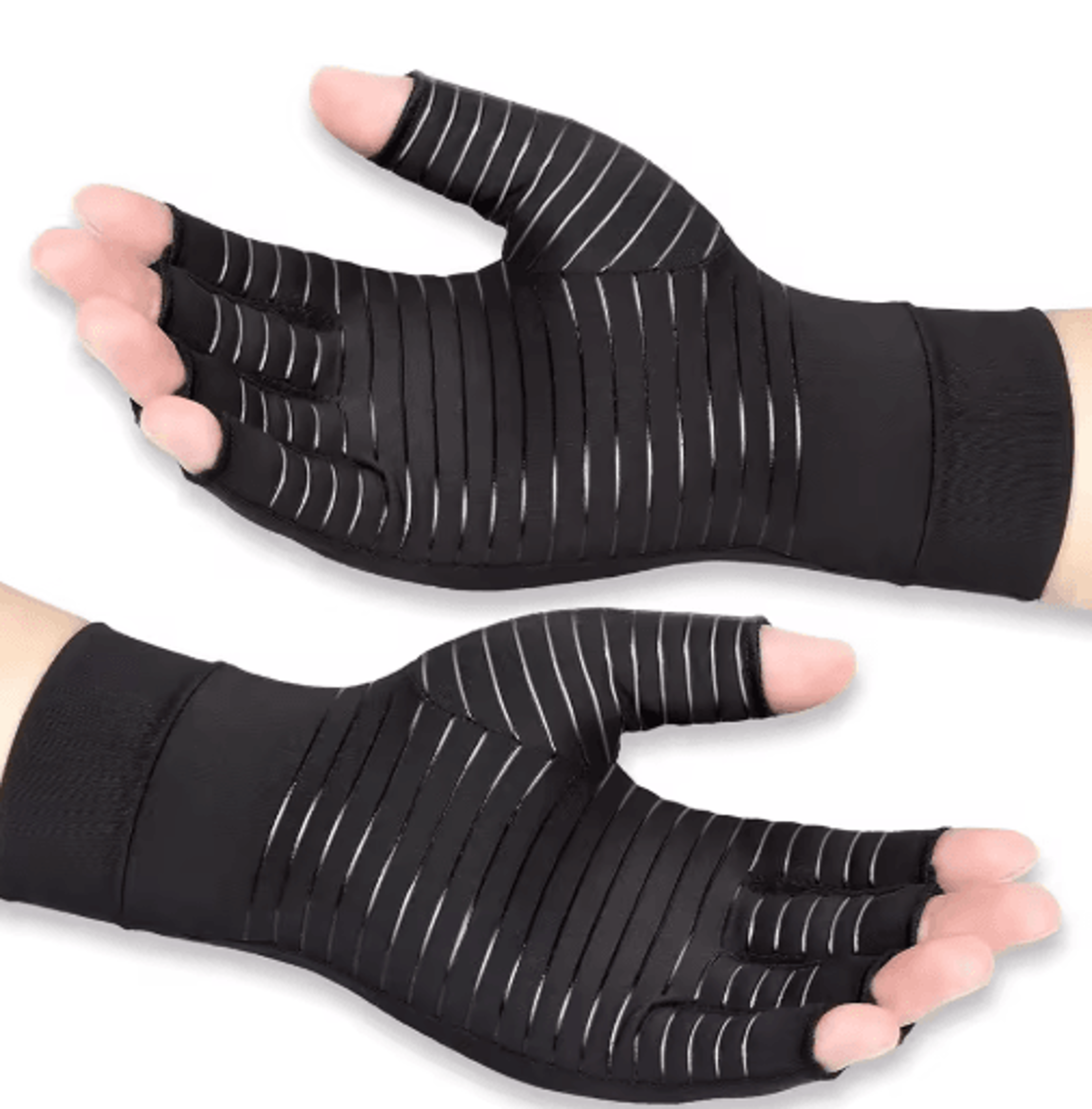 1 Pair Copper Compression Gloves  Full Finger CopperInfused Hand Support For Men  Women 6