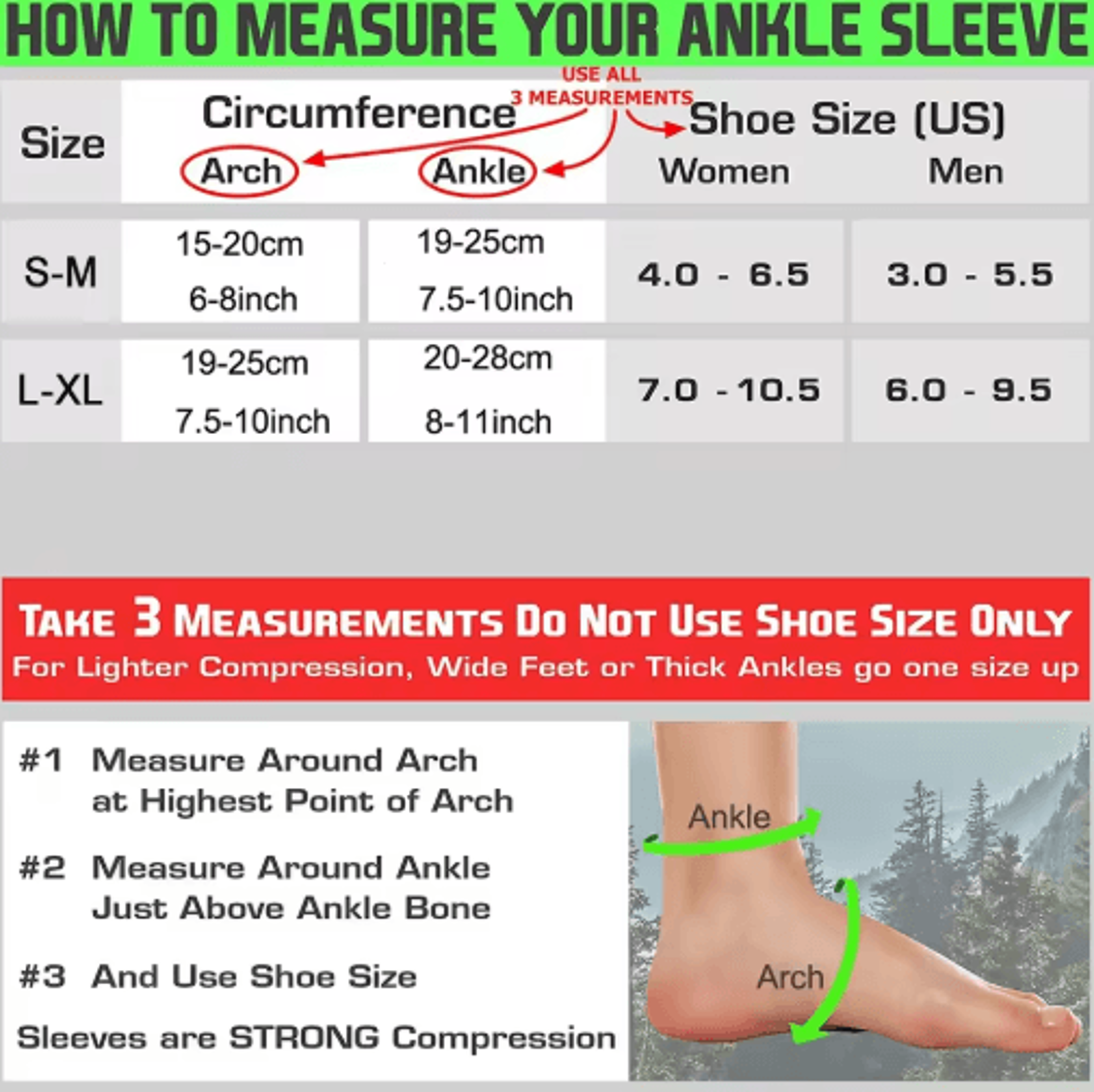 1 Pair Ankle Compression Sleeve With Arch Support  Breathable Ankle Brace For Sports  Everyday Wear 4