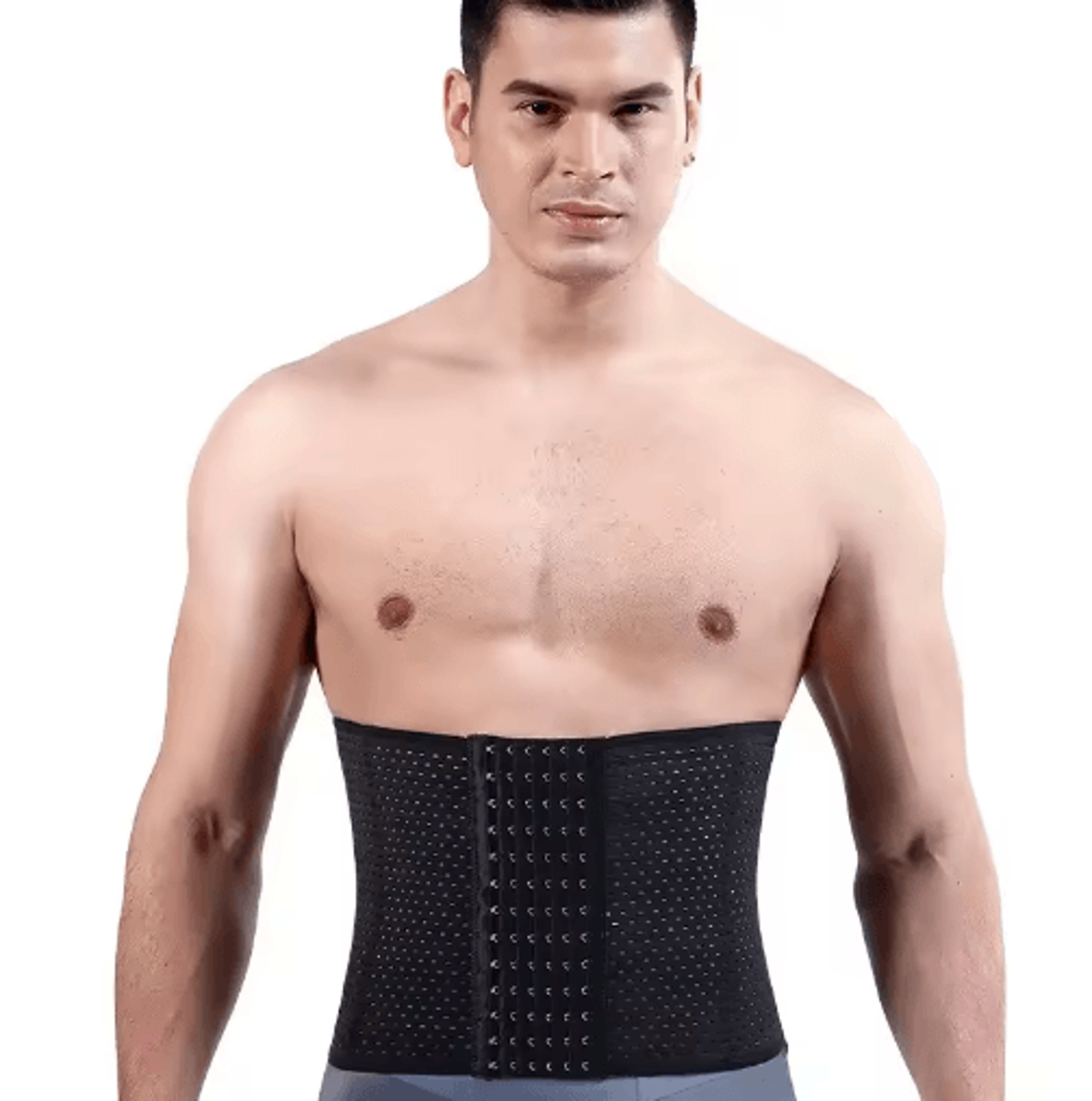 Mens Waist Trainer Body Shaper  Compression Tummy Control Belt For Fitness  Everyday Wear 4