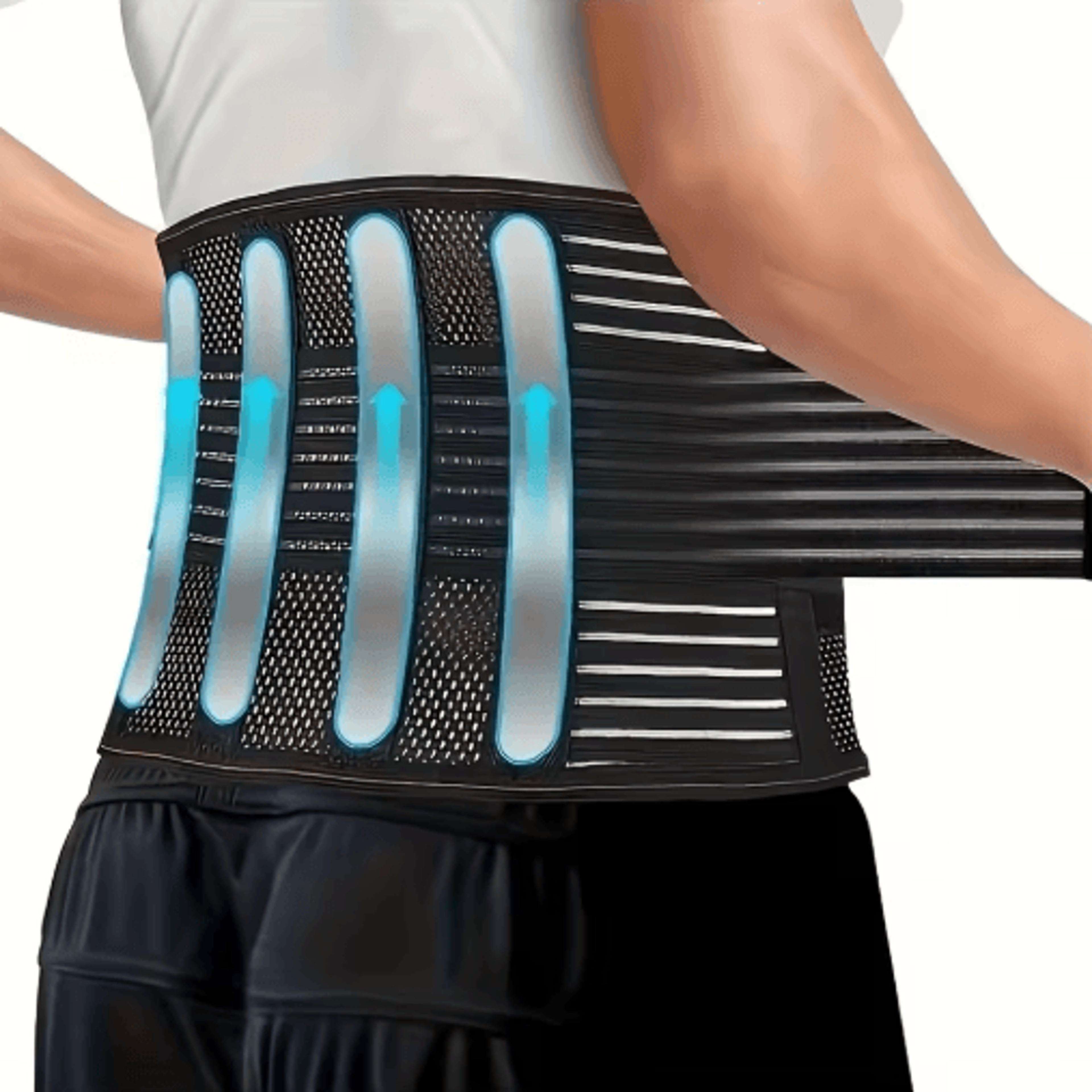 Compression Waist Support Belt Lumbar Support Belt Back Support Belt Waist Brace Lower Back Support 7