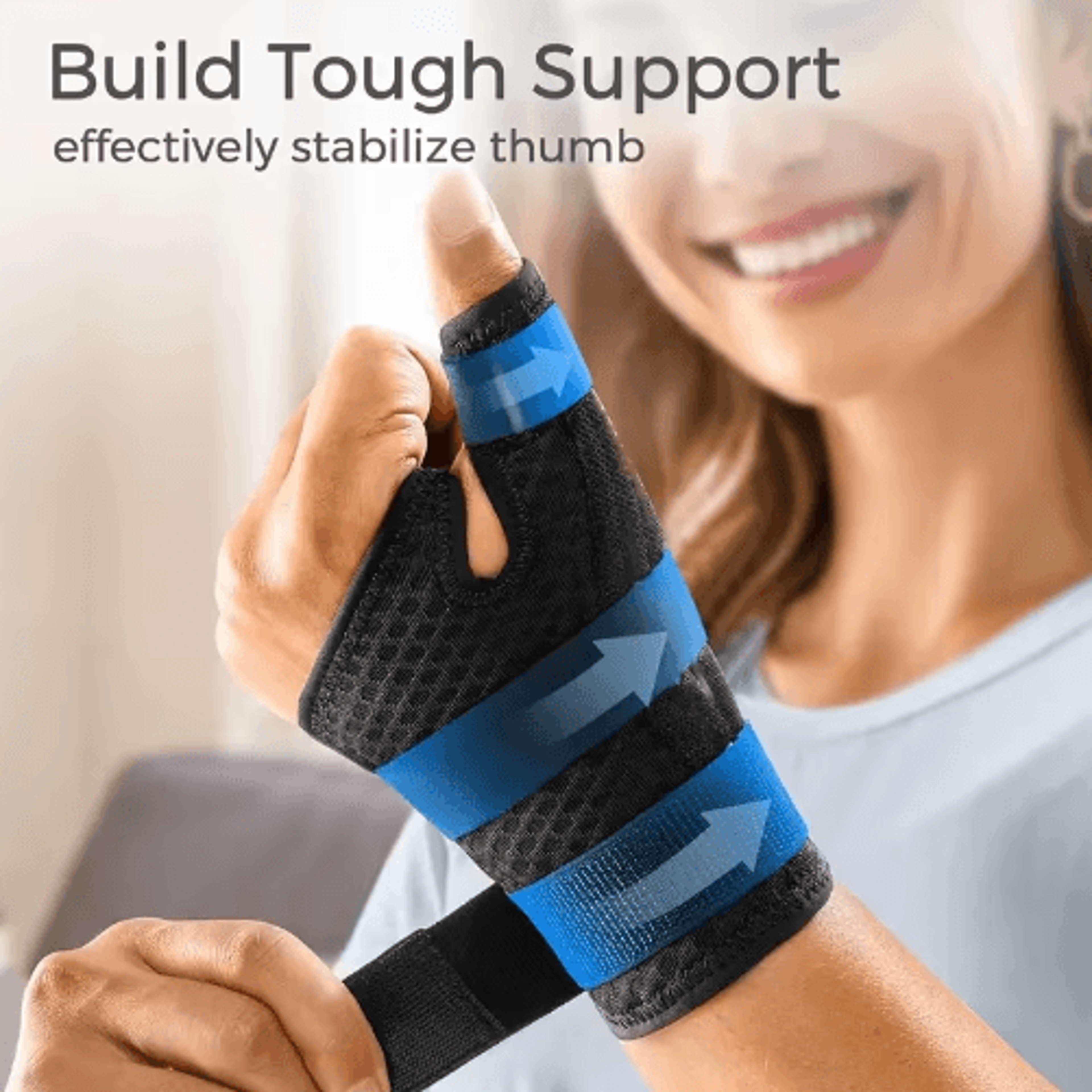 Professional Adjustable Thumb Brace  Stabilizing Thumb Splint For Everyday Support 0