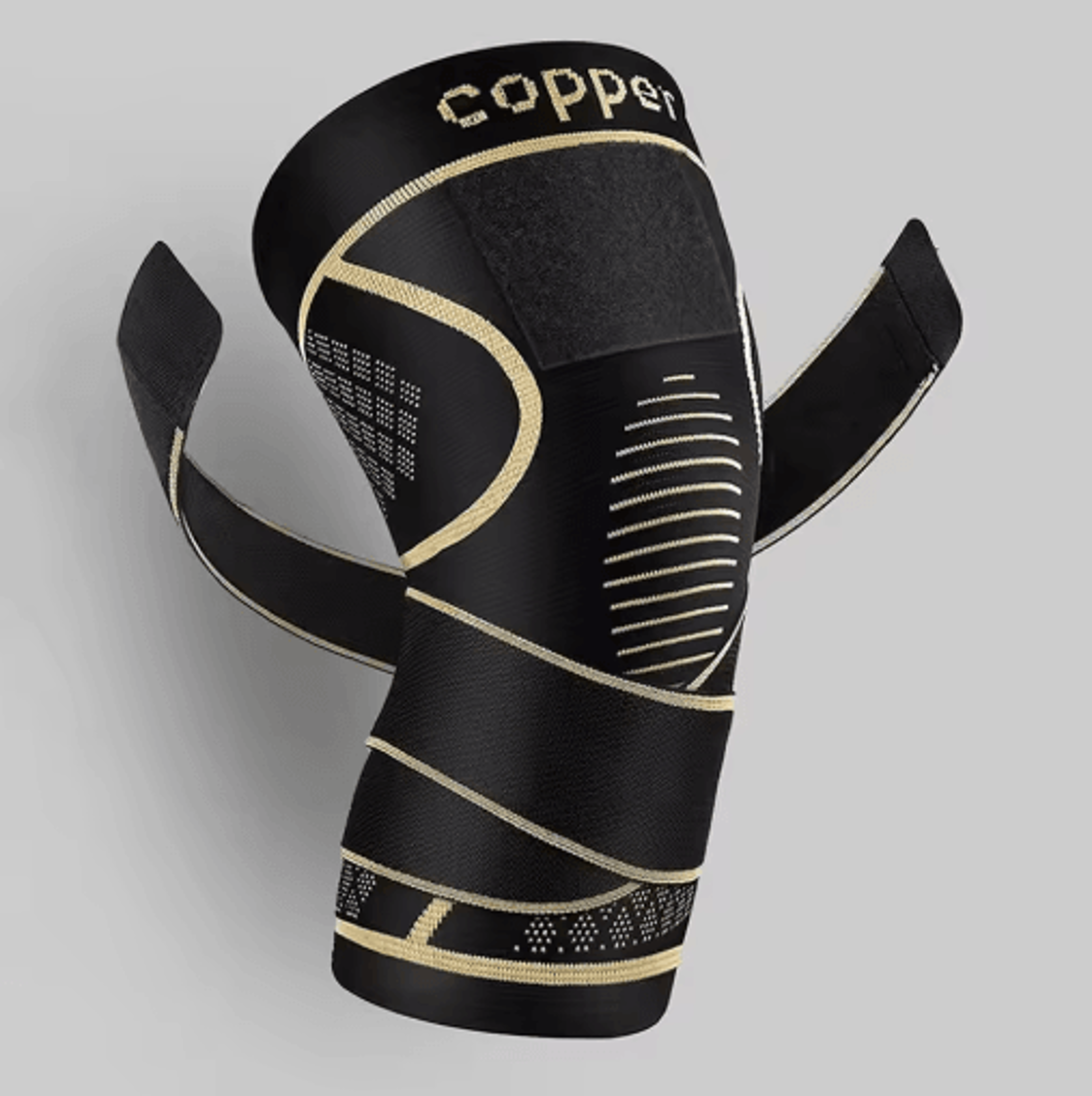 Copper Knee Compression Brace With Adjustable Strap  Unisex Knee Support Sleeve 1
