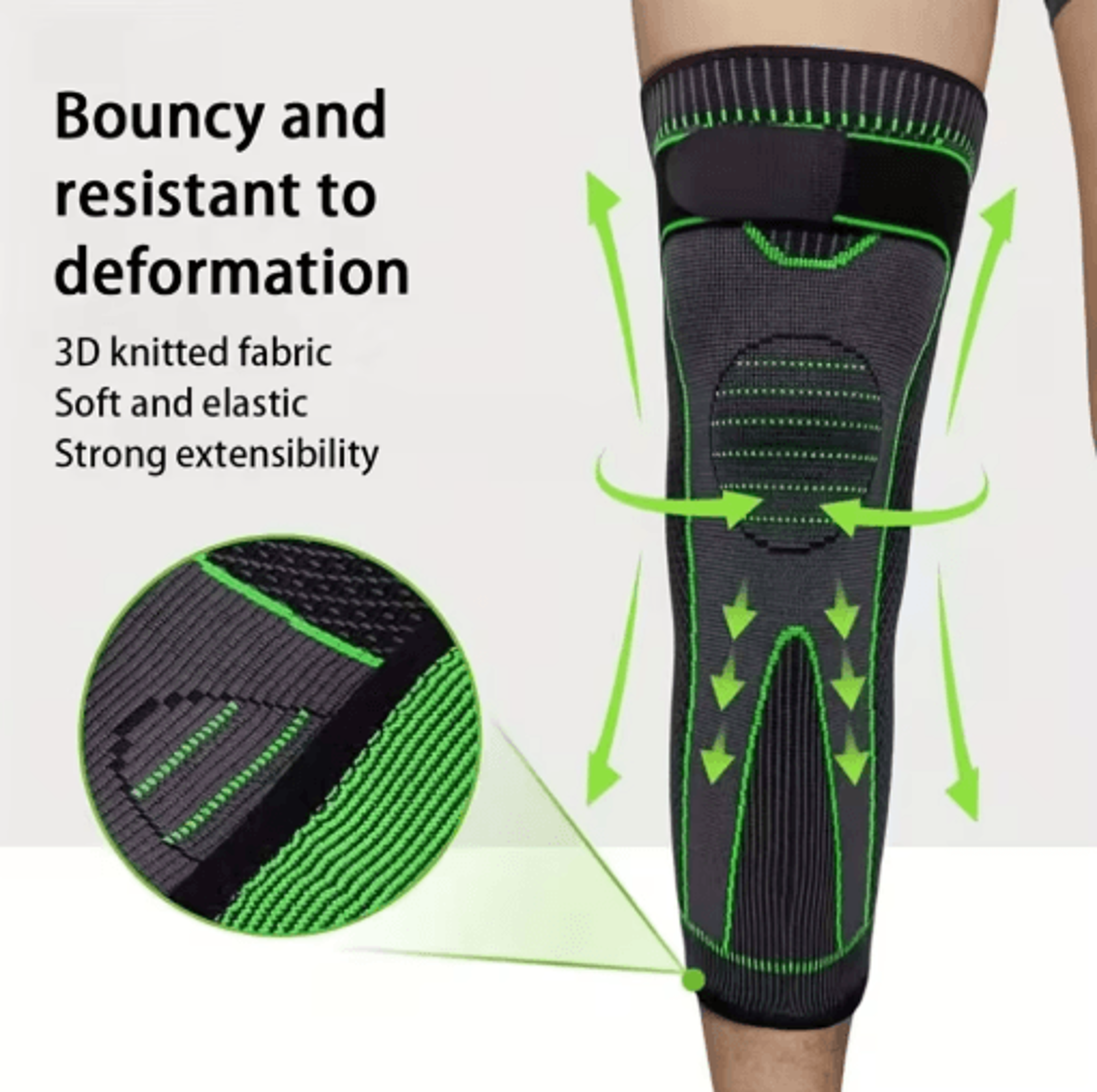 Compression Knee Sleeves Knee Support Sleeves Elastic Knee Sleeves Knee Compression Brace Sports Kn 4