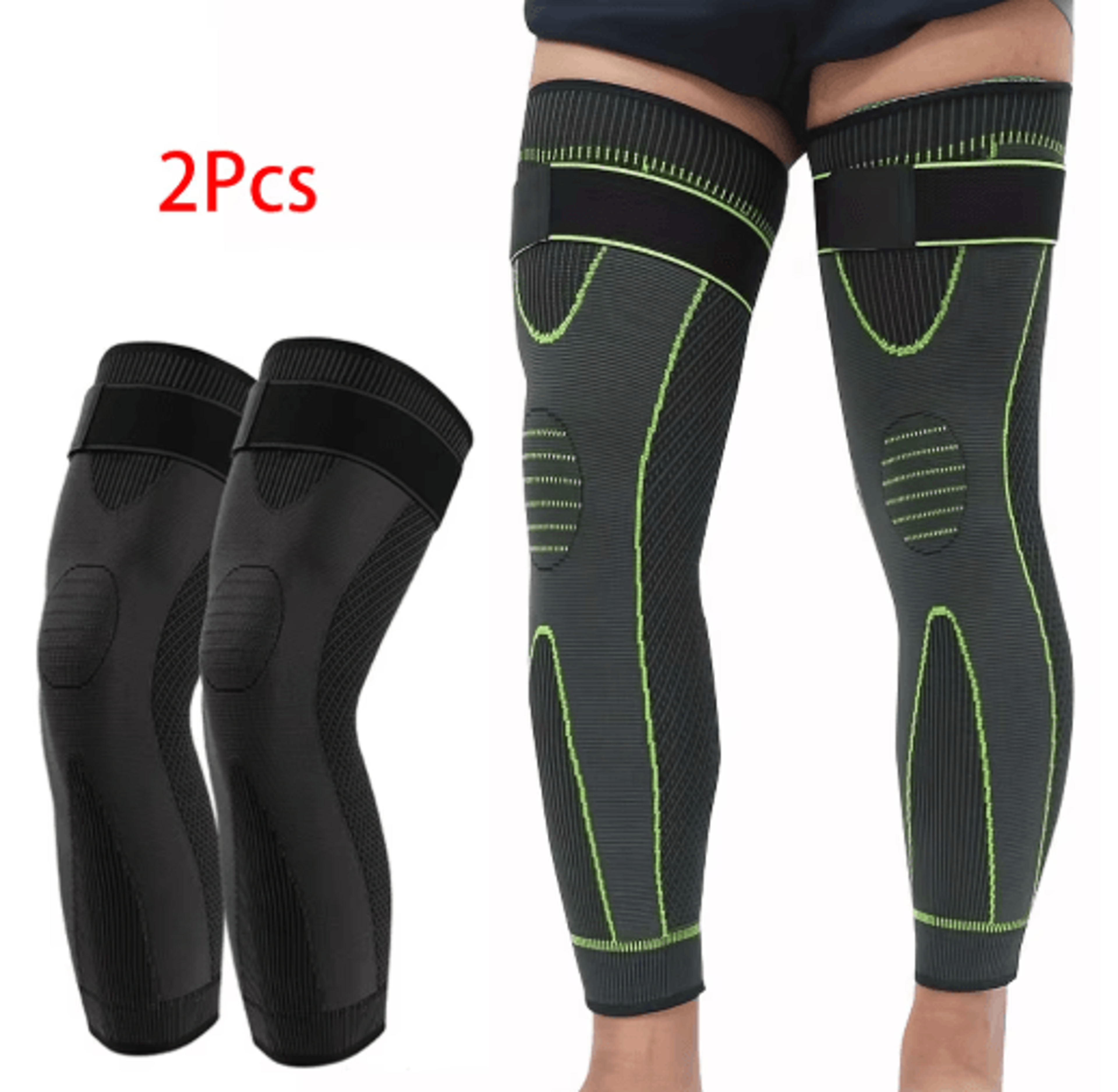 Compression Knee Sleeves Knee Support Sleeves Elastic Knee Sleeves Knee Compression Brace Sports Kn 0
