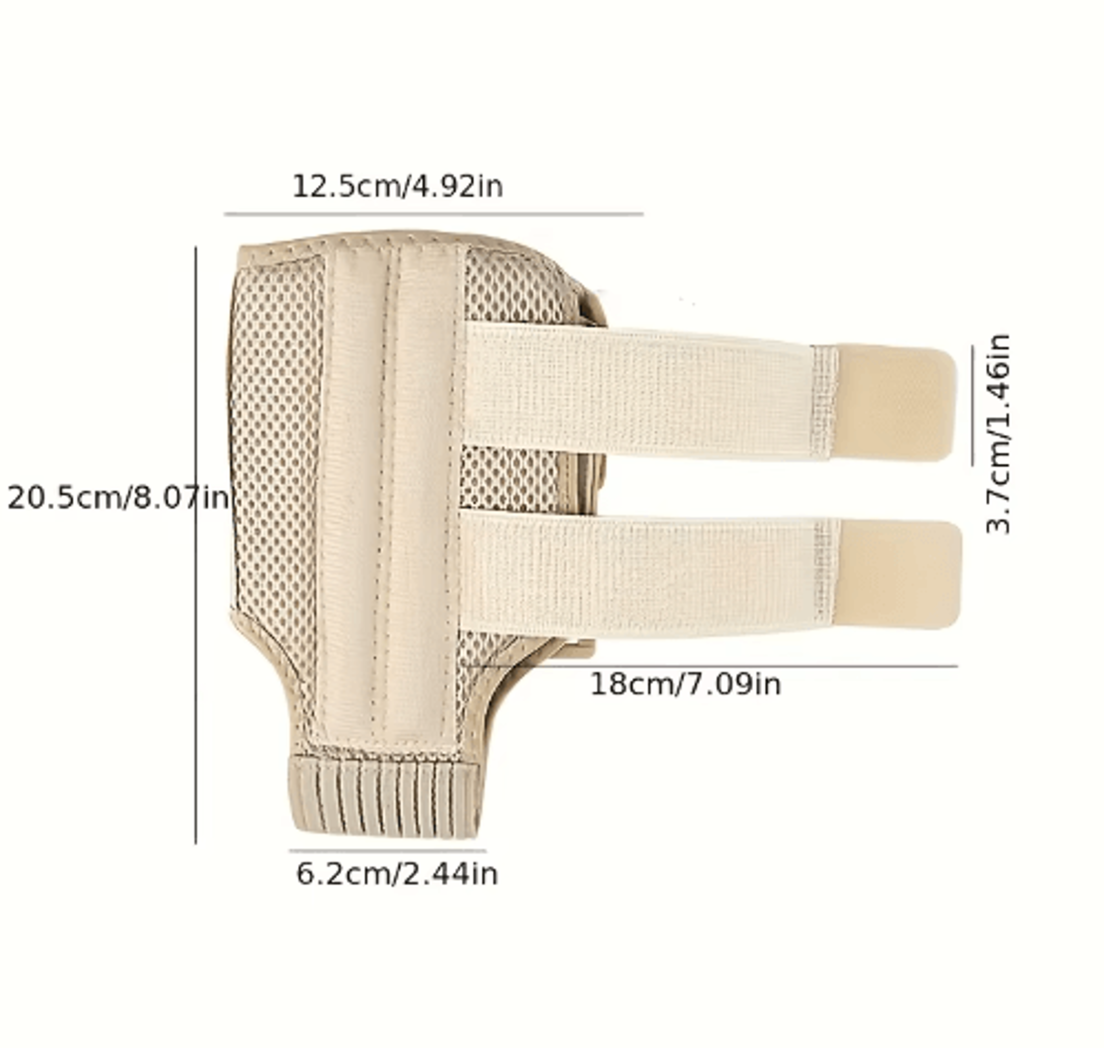 Spring Bar Adjustable Ankle Support Brace  Breathable Compression Sleeve With DualSide Stabilizers 6
