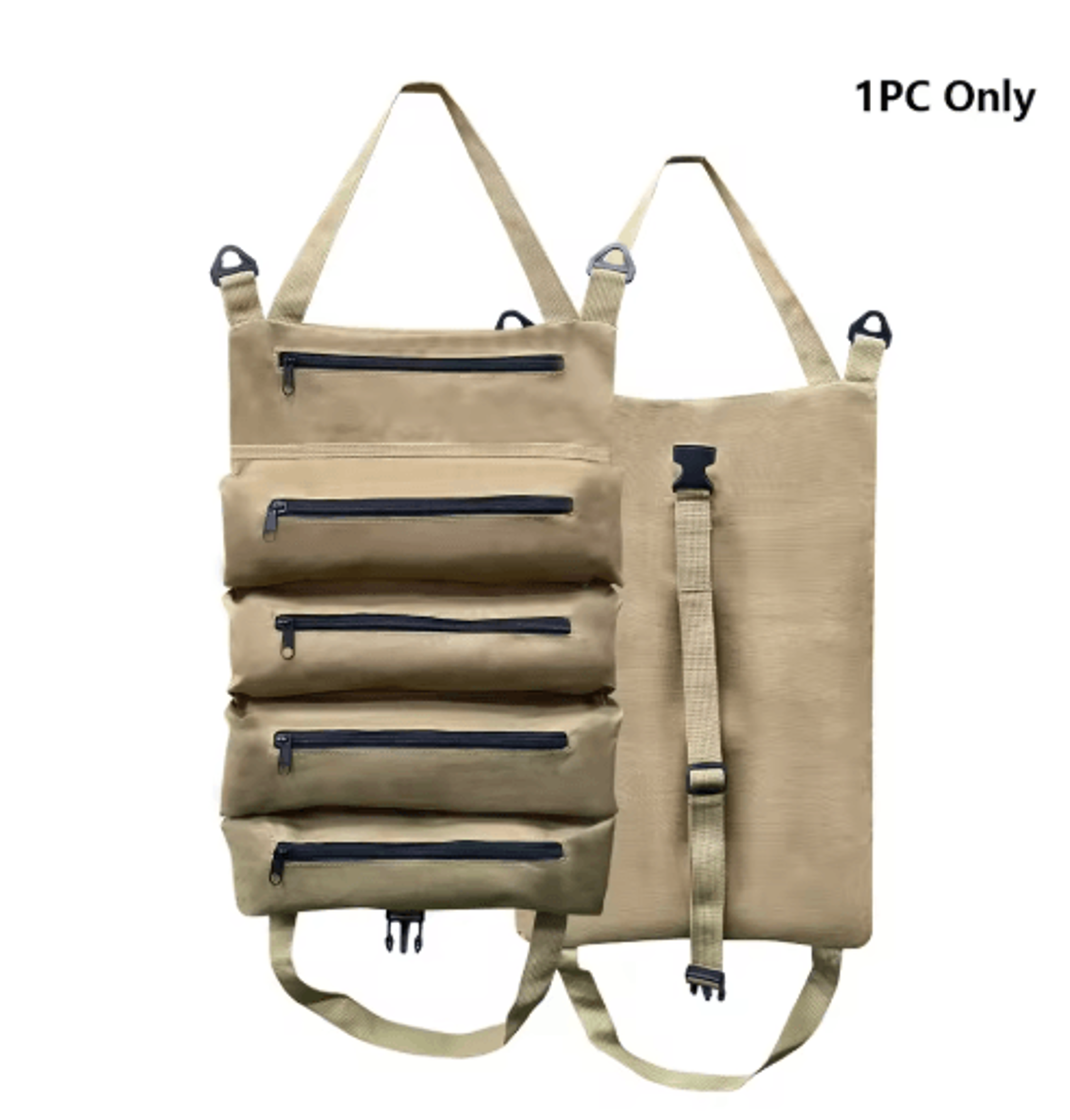 Tool Roll Bag Tool Storage Bag Portable Tool Organizer Maintenance Tool Bag Canvas Tool Roll 6
