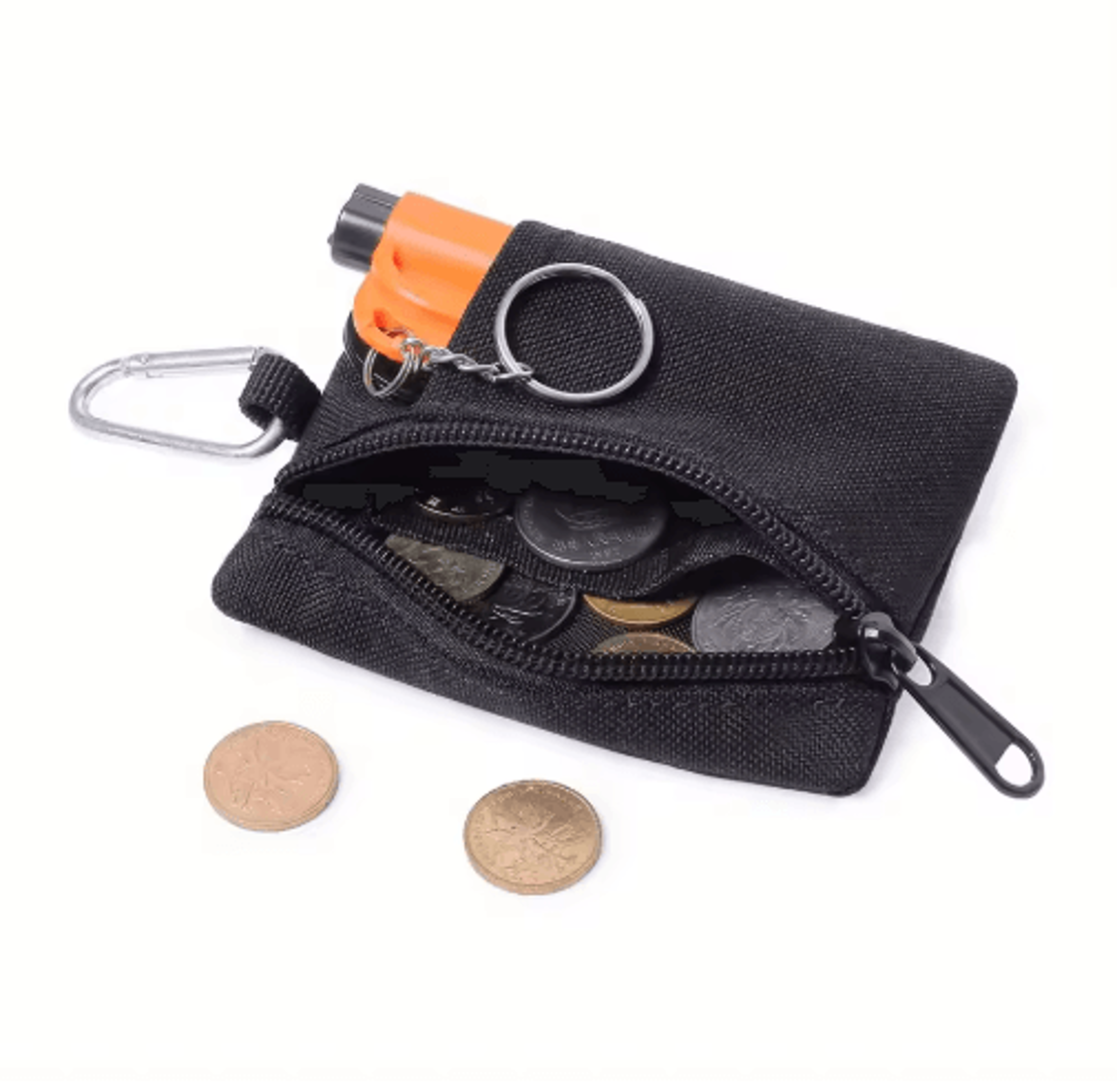 EDC Wallet MOLLE Pouch Mini Tactical Wallet Zipper Utility Pouch Key Card Holder 0
