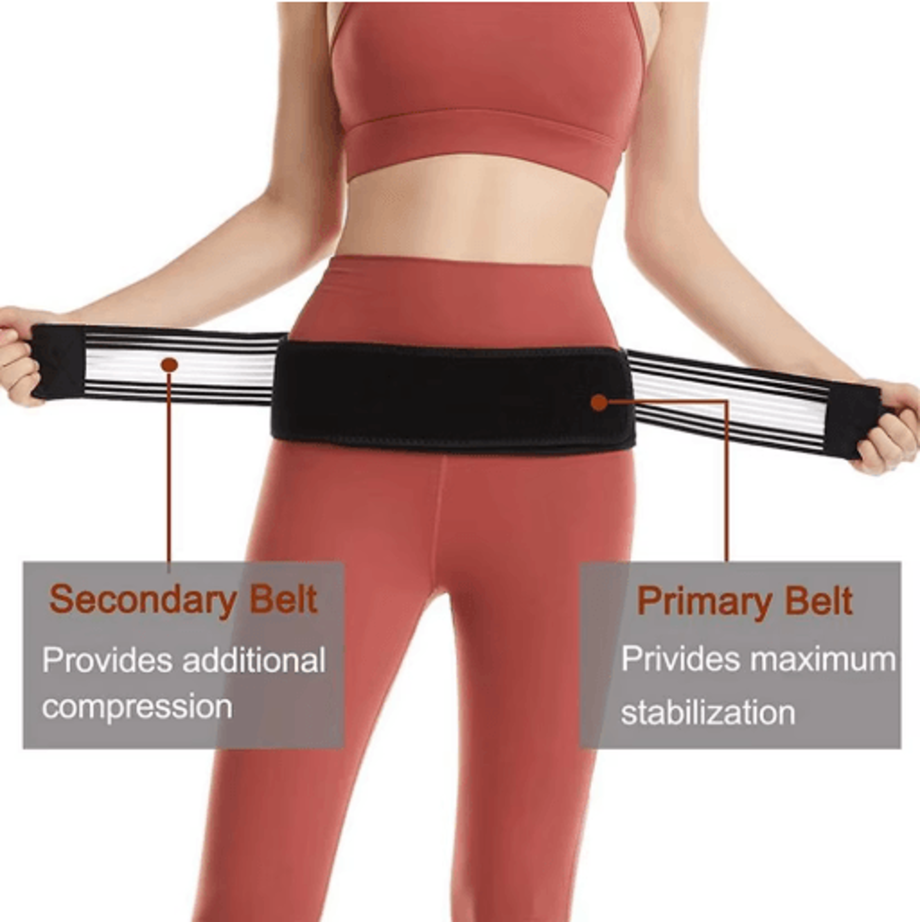 Adjustable SI Joint  Pelvic Support Belt  Comfortable Hip And Lower Back Stabilizing Brace 8