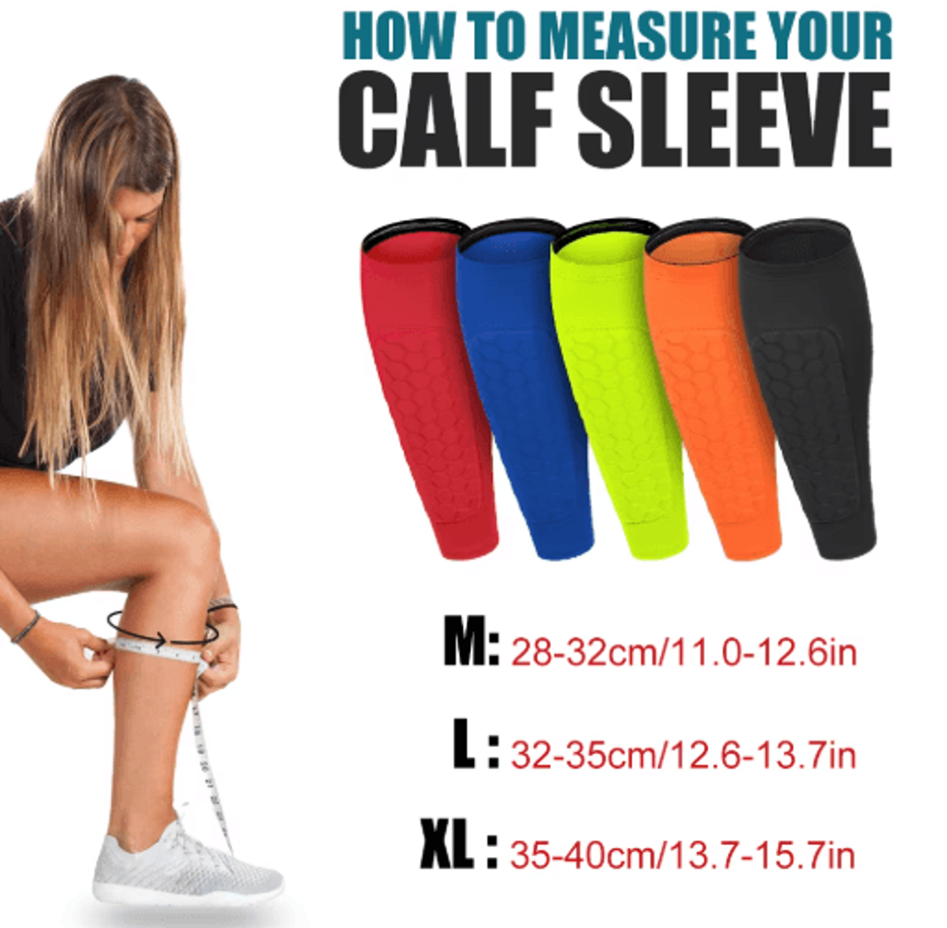 Soccer Shin Guard Compression Sleeve With Honeycomb Padding  Protective Leg Sleeve For Kids Youth   9