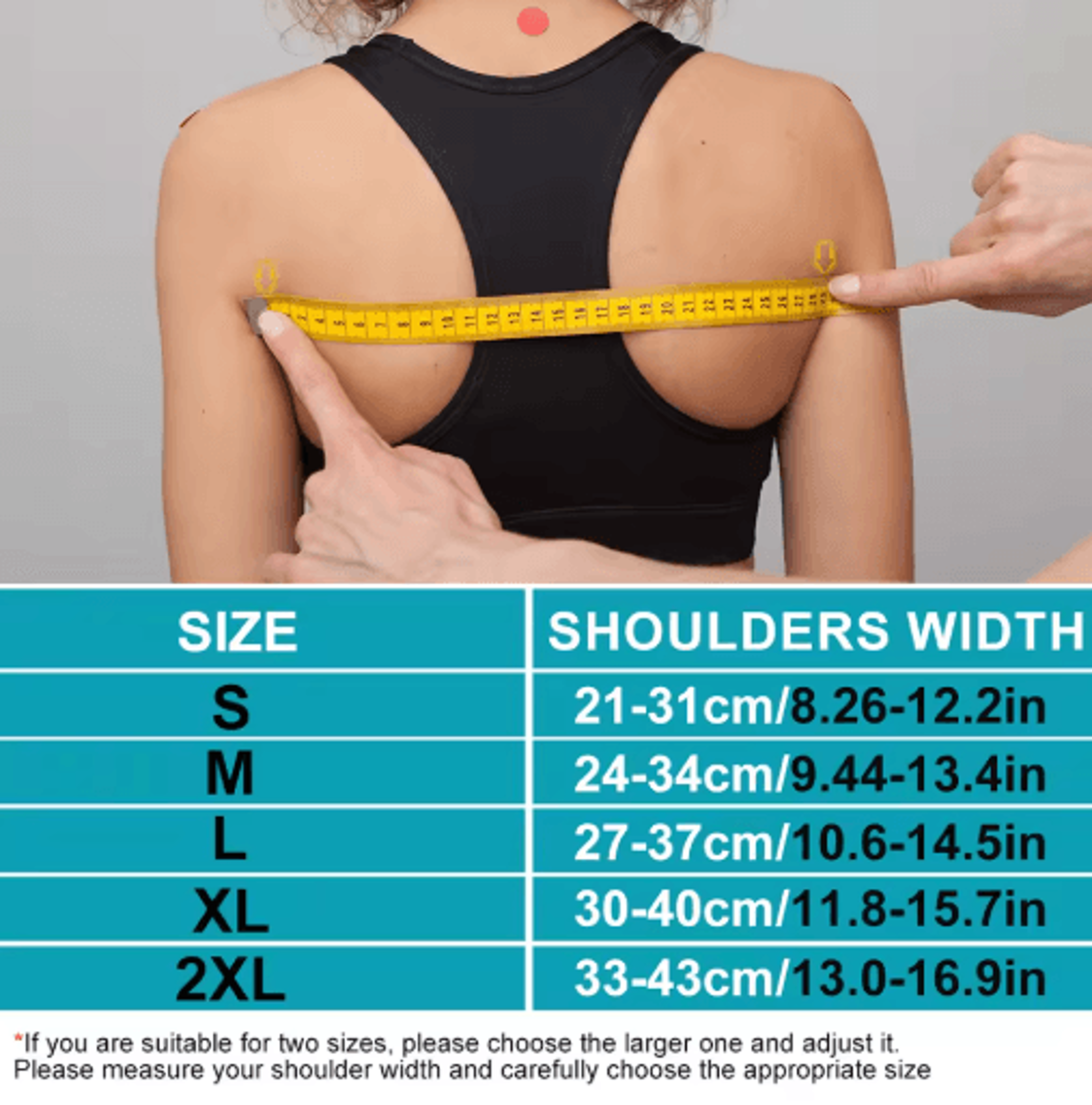 Adjustable Back  Shoulder Posture Support Brace  Spine Alignment Belt For Adults  Children SXXL 7