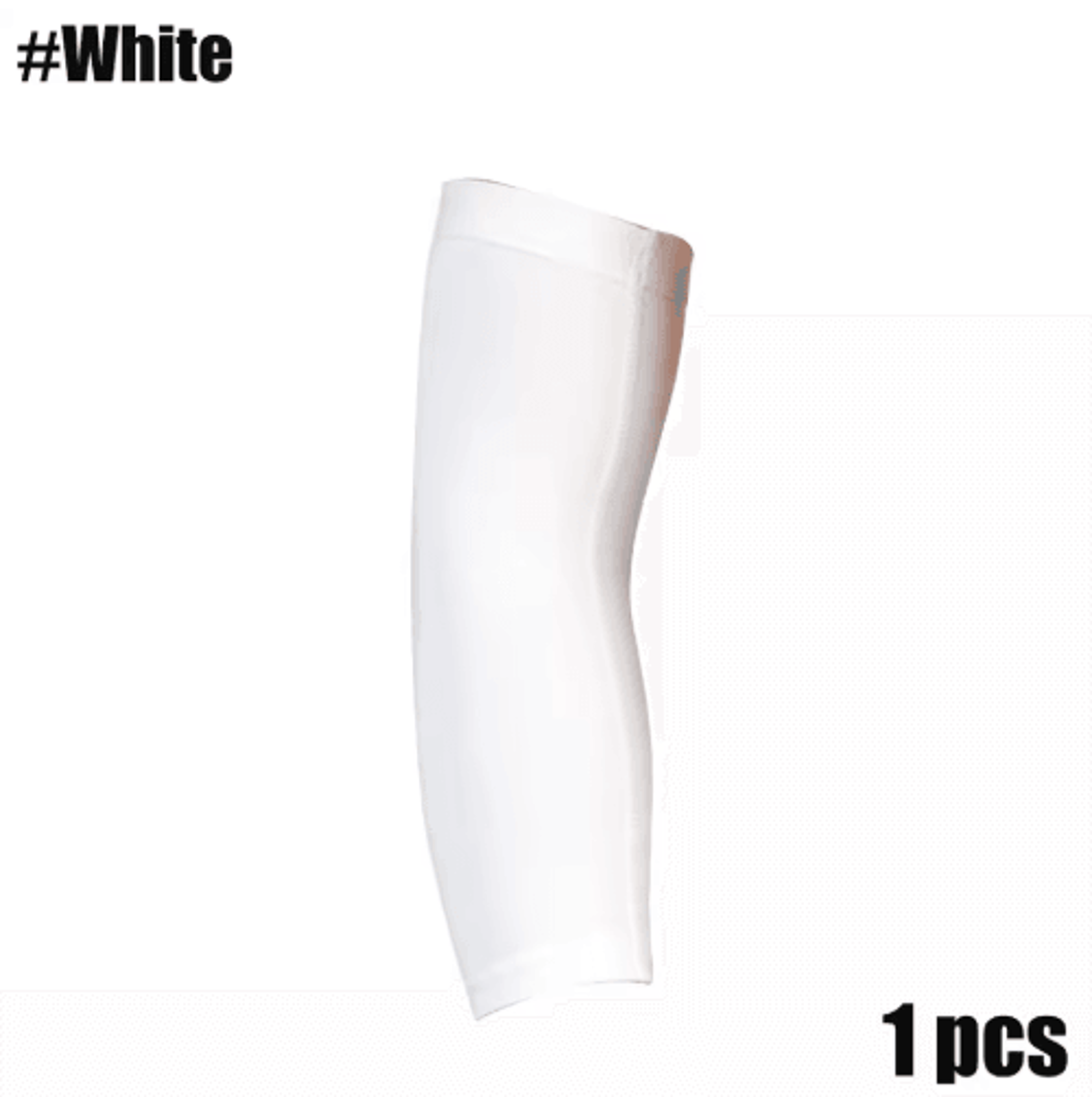Breathable Compression Arm Sleeve With Elbow Pad  UV Protection Sports Arm Guard For Running Basket 4