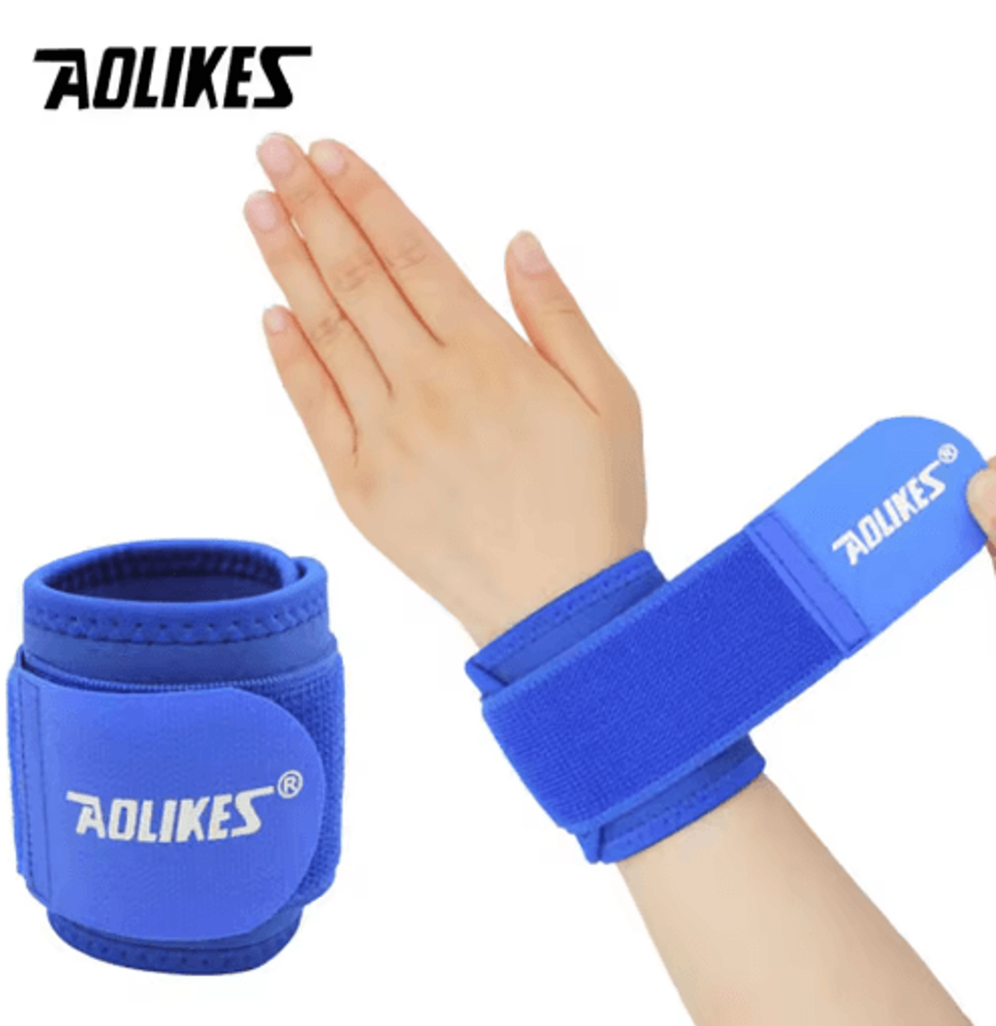AOLIKES Adjustable Wrist Support Brace  Breathable Wrist Wrap For Gym Sports  Everyday Activities 4