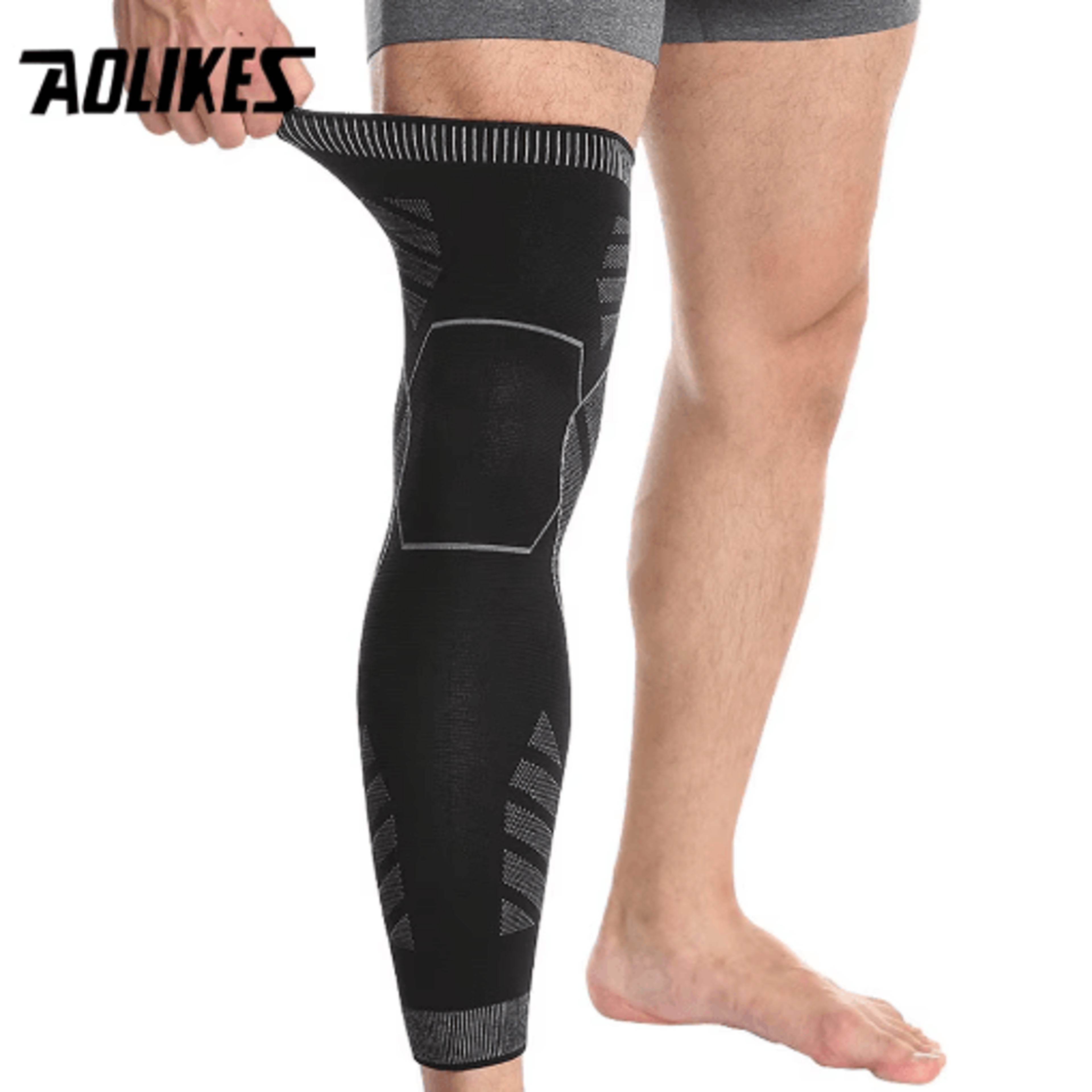 AOLIKES Full Leg Compression Sleeve  Breathable Knee  Leg Support For Sports Training  Everyday Act 3
