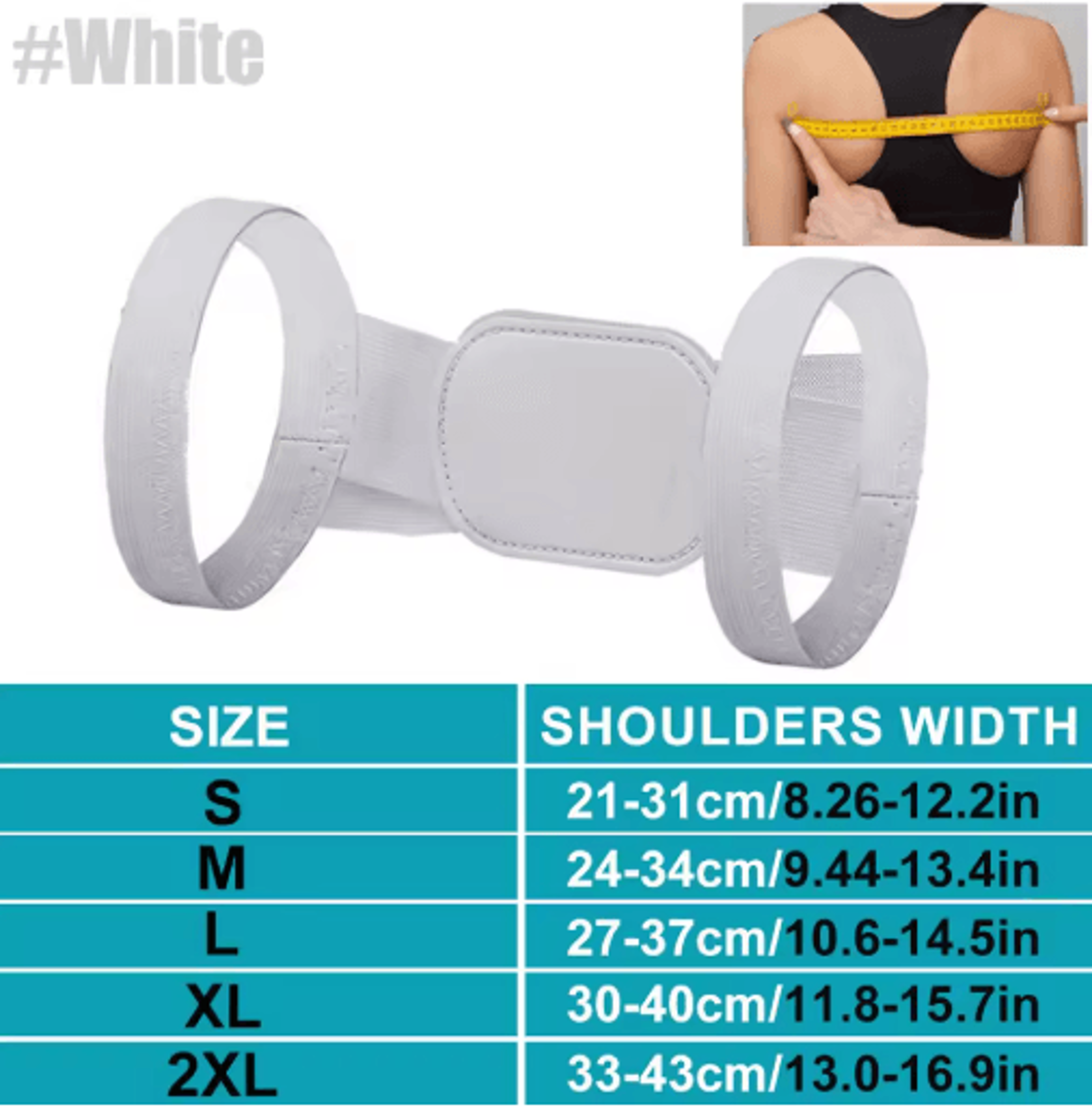 Adjustable Back Posture Corrector Belt For Shoulder Neck  Spine Support 12