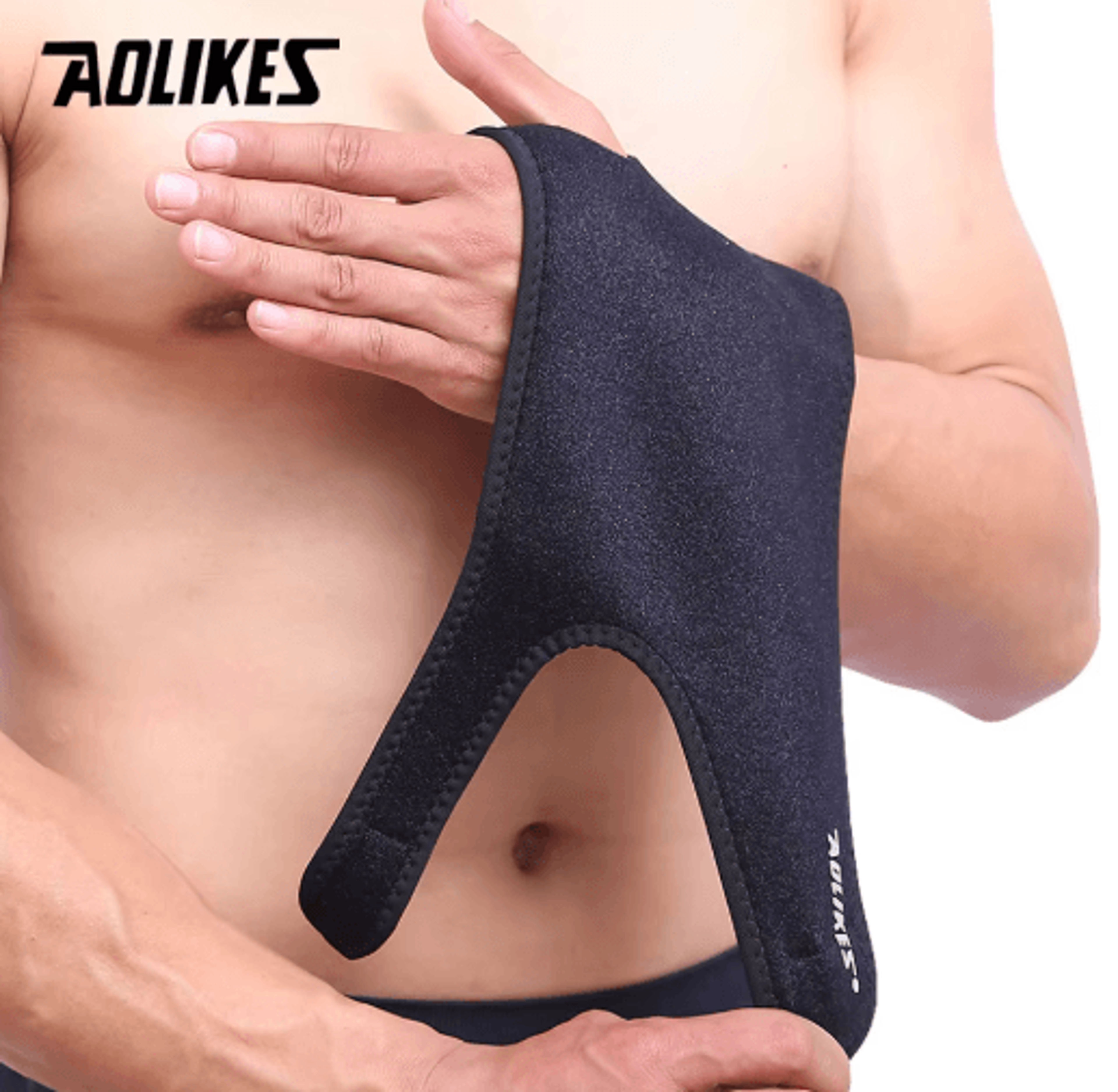AOLIKES Weight Lifting Wrist Straps  Adjustable Wrist Support Wraps For Gym Training  Sports 4