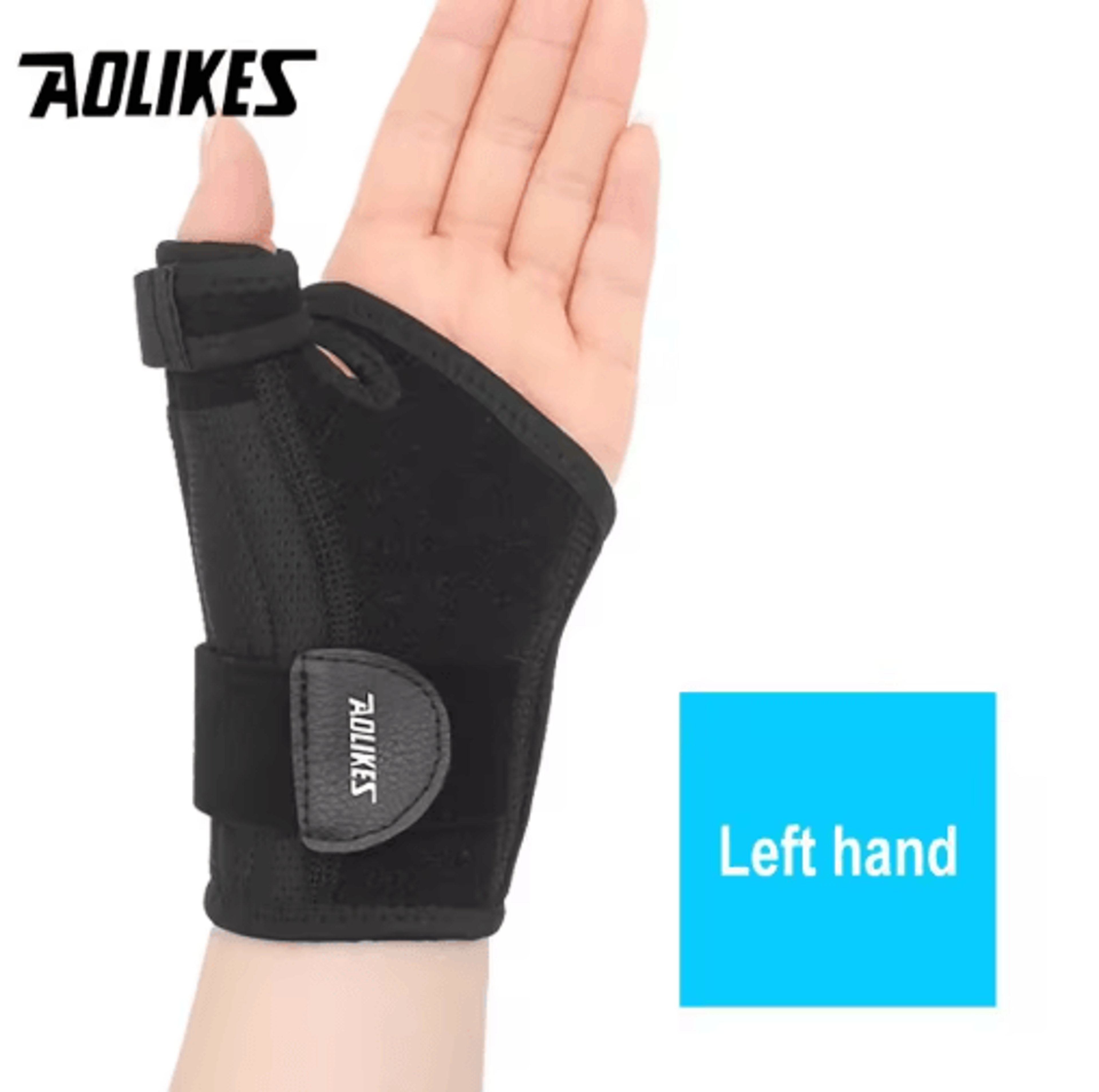 AOLIKES Wrist Brace With Thumb Support  Adjustable Thumb Spica Brace For Wrist Stability  Everyday  1