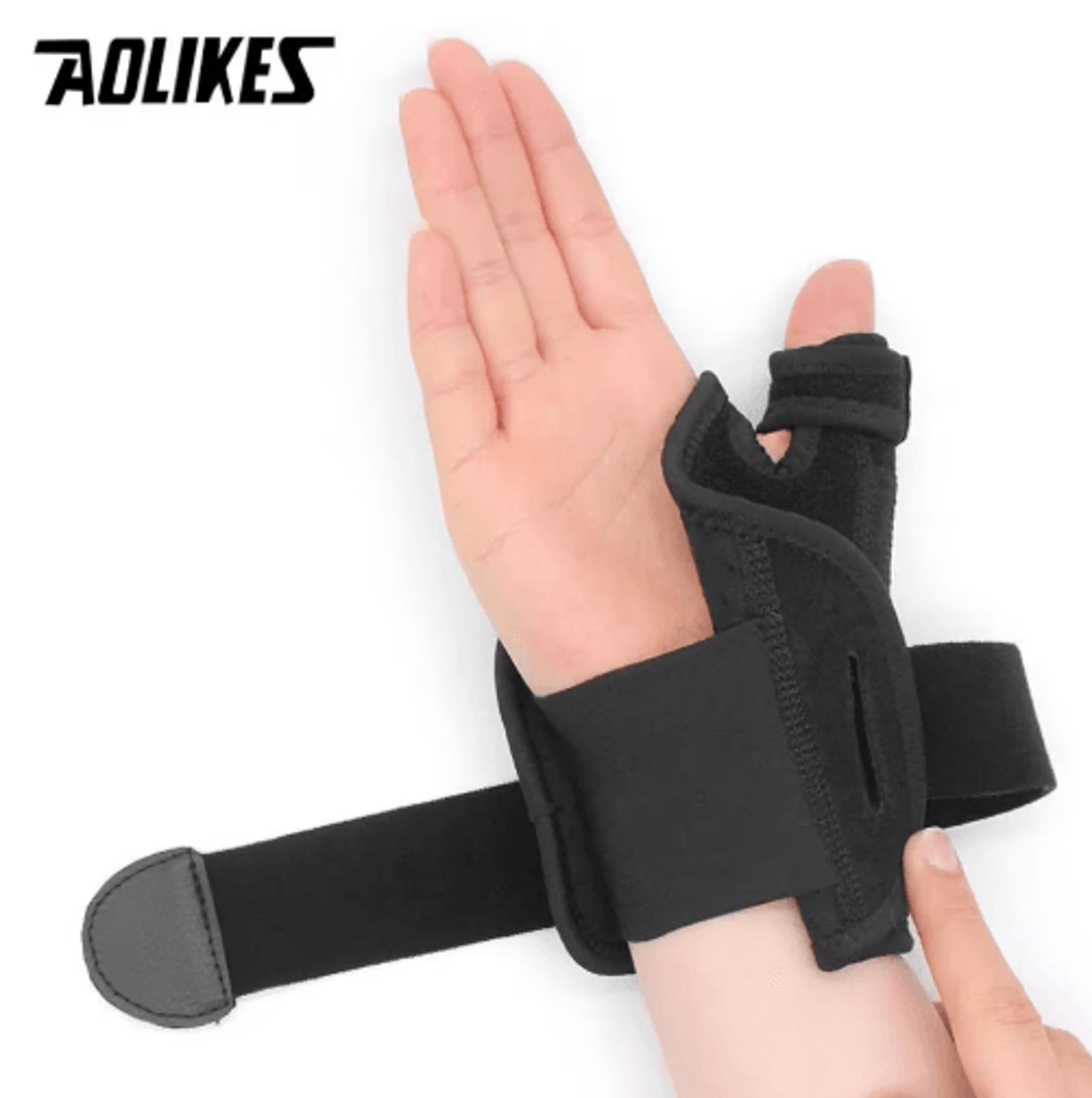 AOLIKES Wrist Brace With Thumb Support  Adjustable Thumb Spica Brace For Wrist Stability  Everyday  4