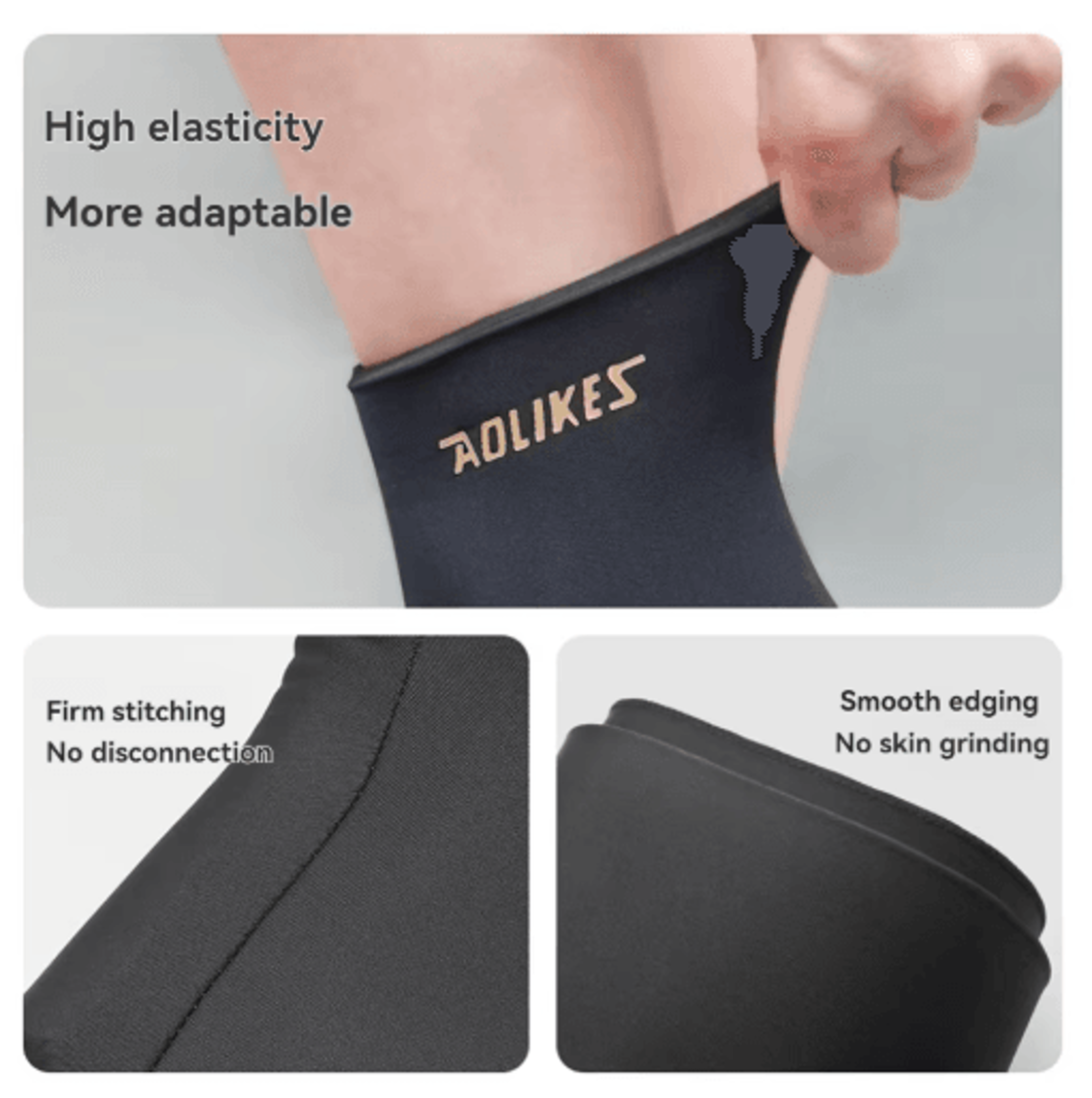 AOLIKES Hot  Cold Gel Ankle Sleeve  Reusable Gel Ankle Wrap For Cooling  Warming Comfort 5