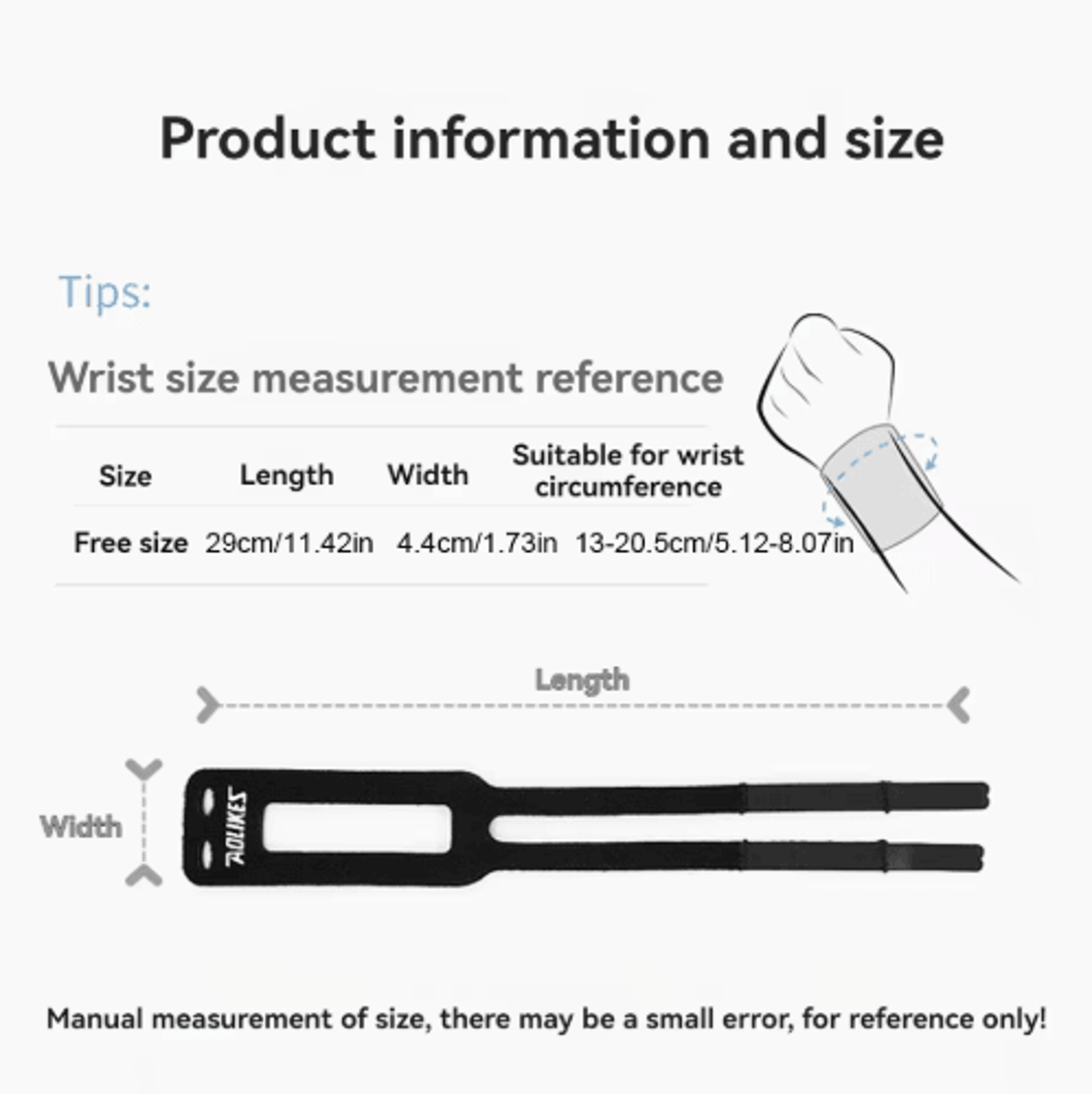 AOLIKES TFCC Wrist Brace  Adjustable Wrist Support Brace For Ulnar Wrist Stability  WeightBearing A 6