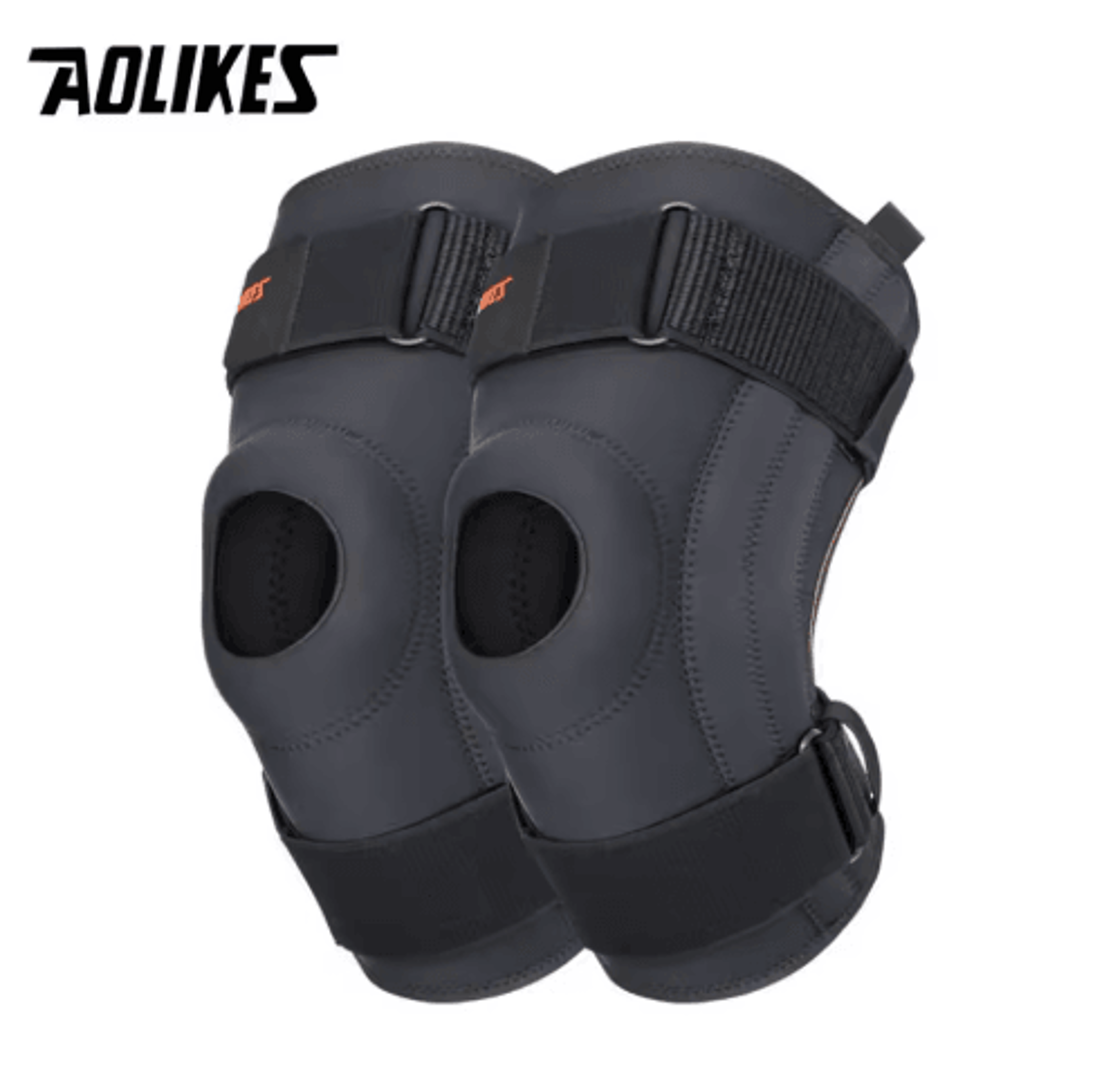AOLIKES Knee Brace For Knee Pain  Knee Support With Side Stabilizers  Patella Gel Pads For Men  Wom 1
