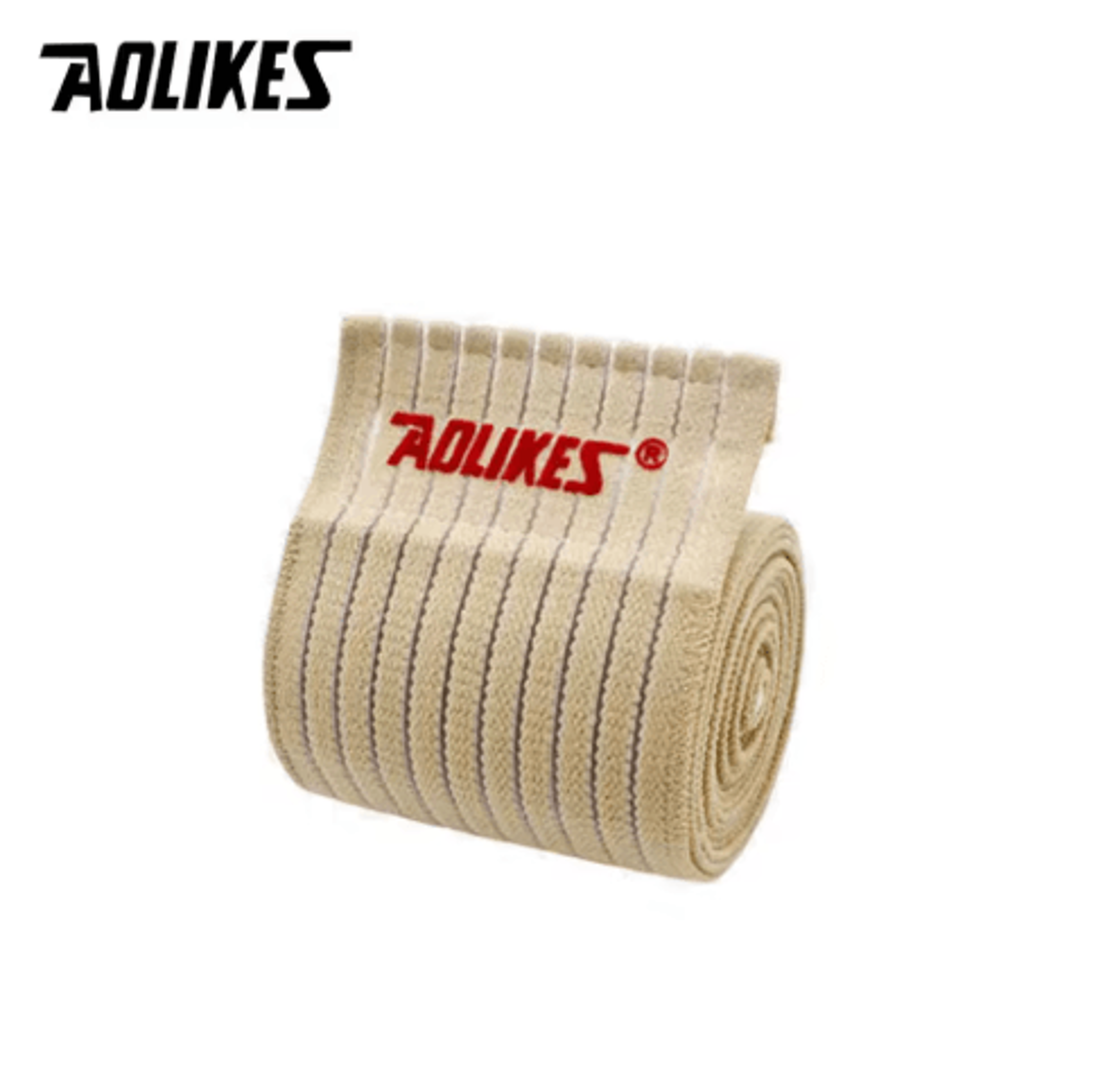 AOLIKES Elastic Compression Bandage  Adjustable Sports Compression Wrap For Knee Elbow Leg  Joint S 4