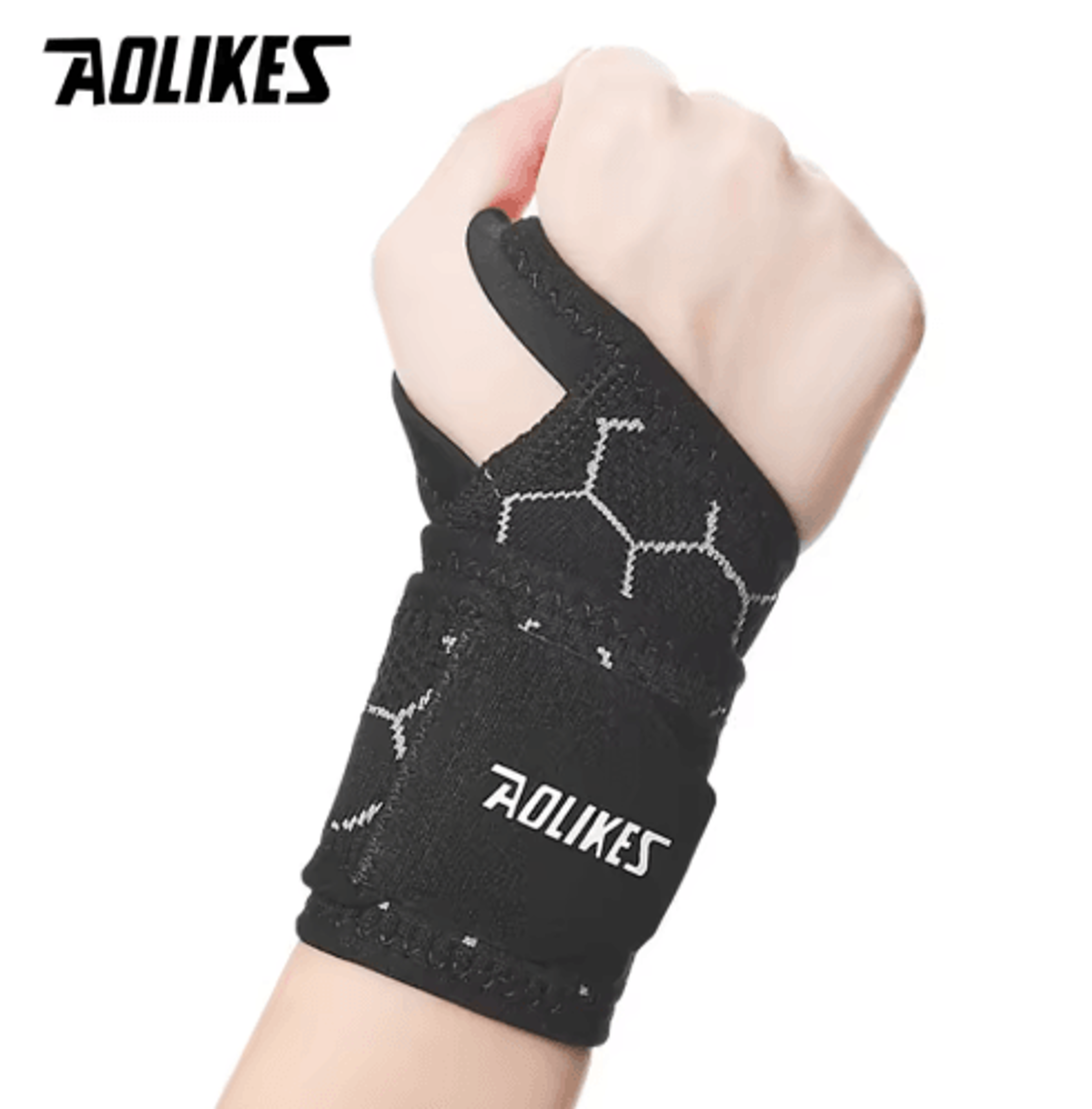 AOLIKES Compression Wrist Brace  Lightweight Wrist Support For Carpal Tunnel  Everyday Hand Stabili 3