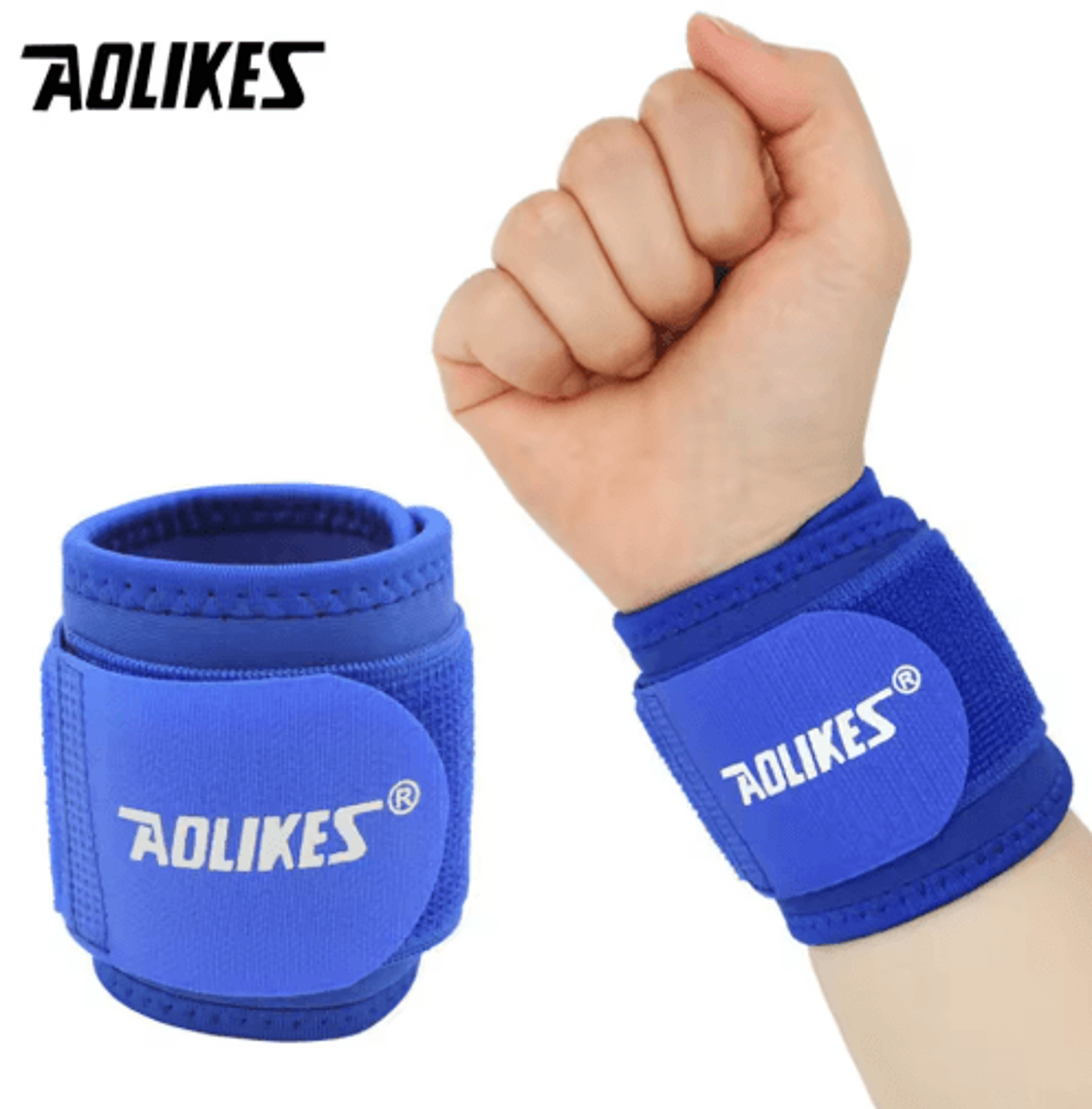 AOLIKES Adjustable Wrist Support Brace  Compression Wrist Wrap For Sports Gym  Everyday Wrist Stabi 11