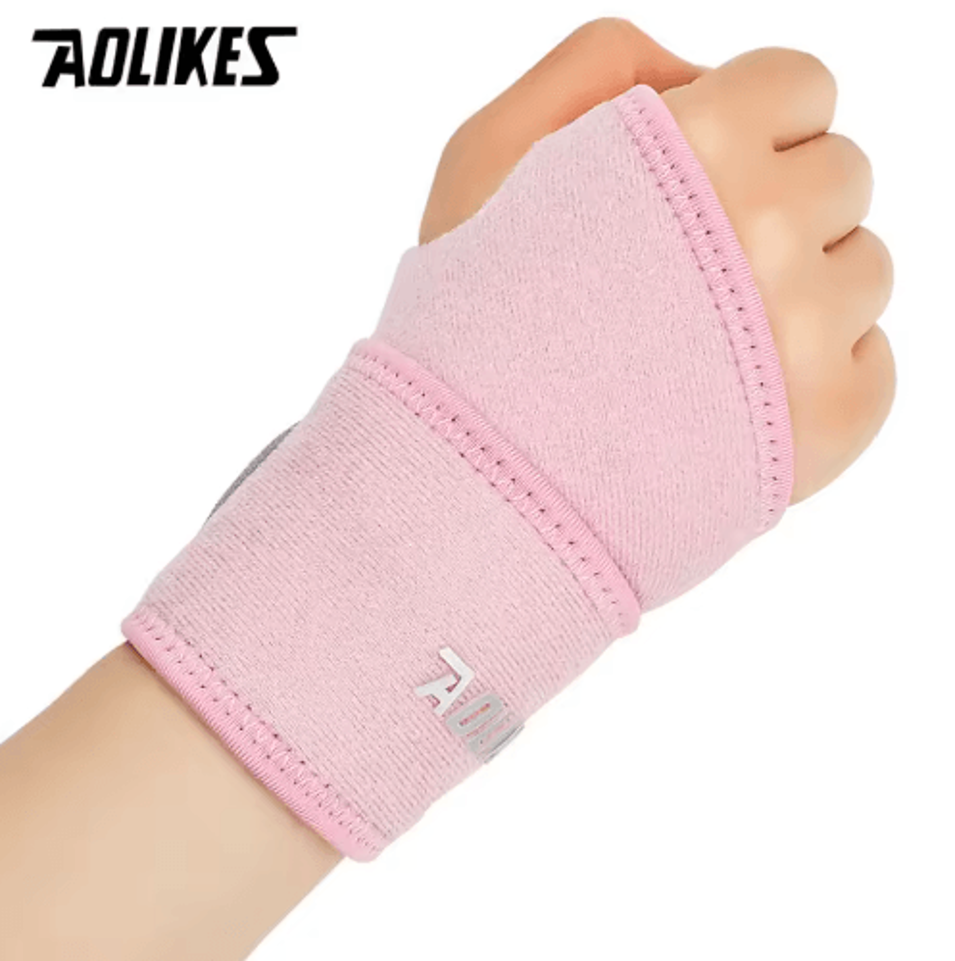 AOLIKES Adjustable Wrist Support Brace  Compression Wrist Wrap For Sports Gym  Everyday Wrist Stabi 4