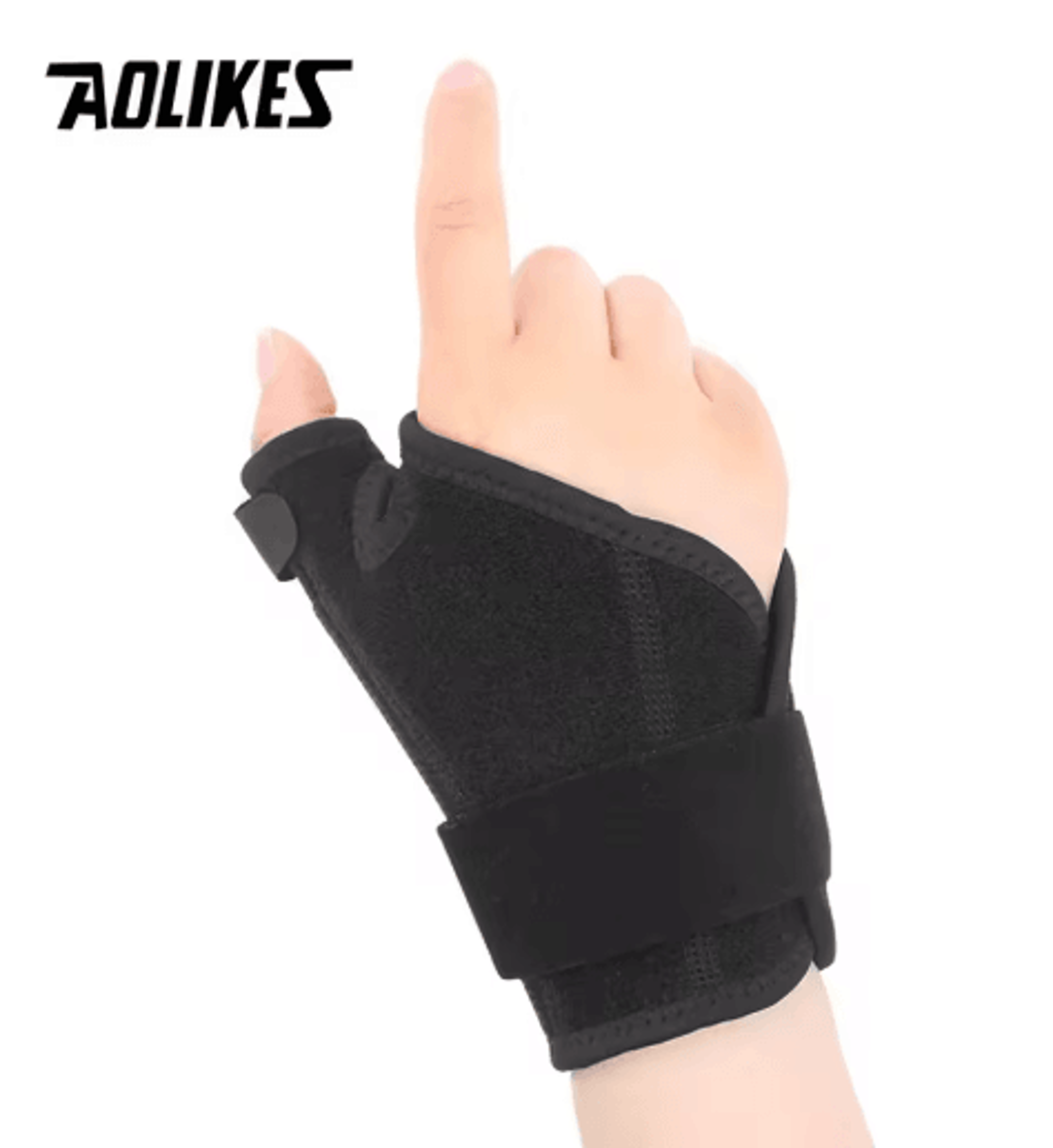 AOLIKES Wrist Brace Support  Wrist Support Wrap With Forearm Splint For Weightlifting Gym Training  4