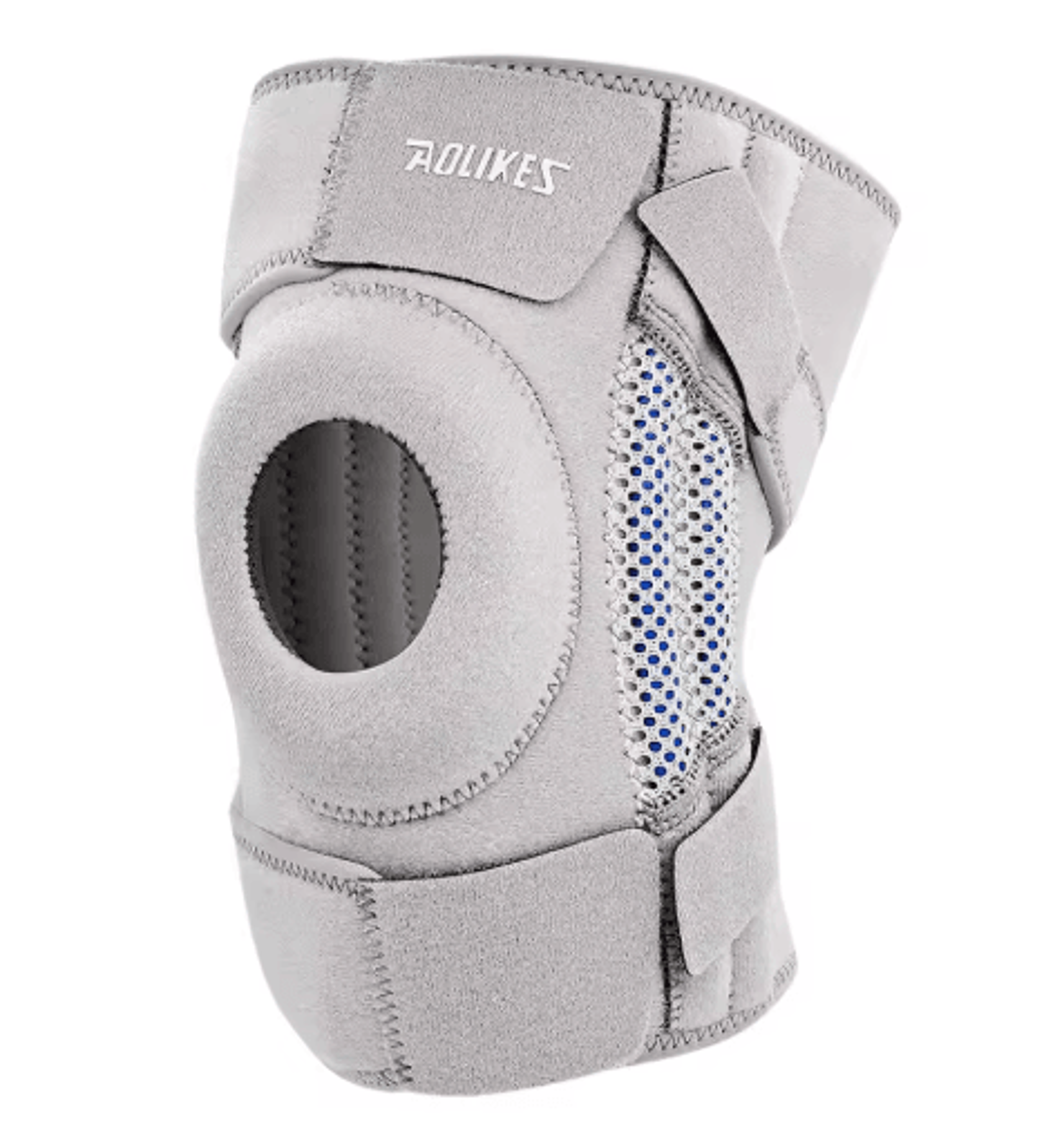 AOLIKES Knee Brace With Side Stabilizers  Patella Knee Support With Gel Pads For Sports Training  D 3