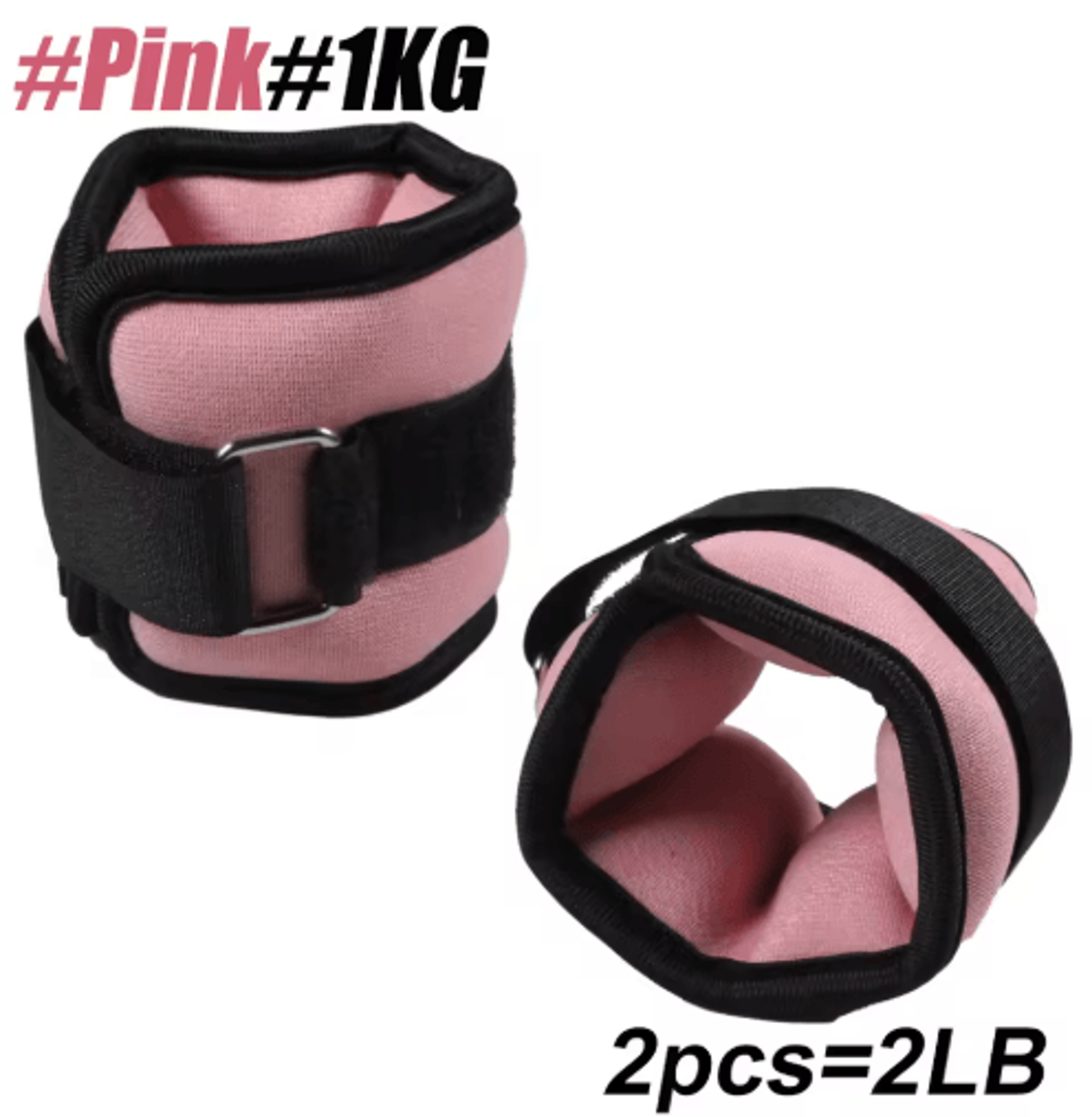 Adjustable Ankle  Wrist Weights 1 Pair  Neoprene Leg  Arm Weights For Running Yoga  Strength Traini 2