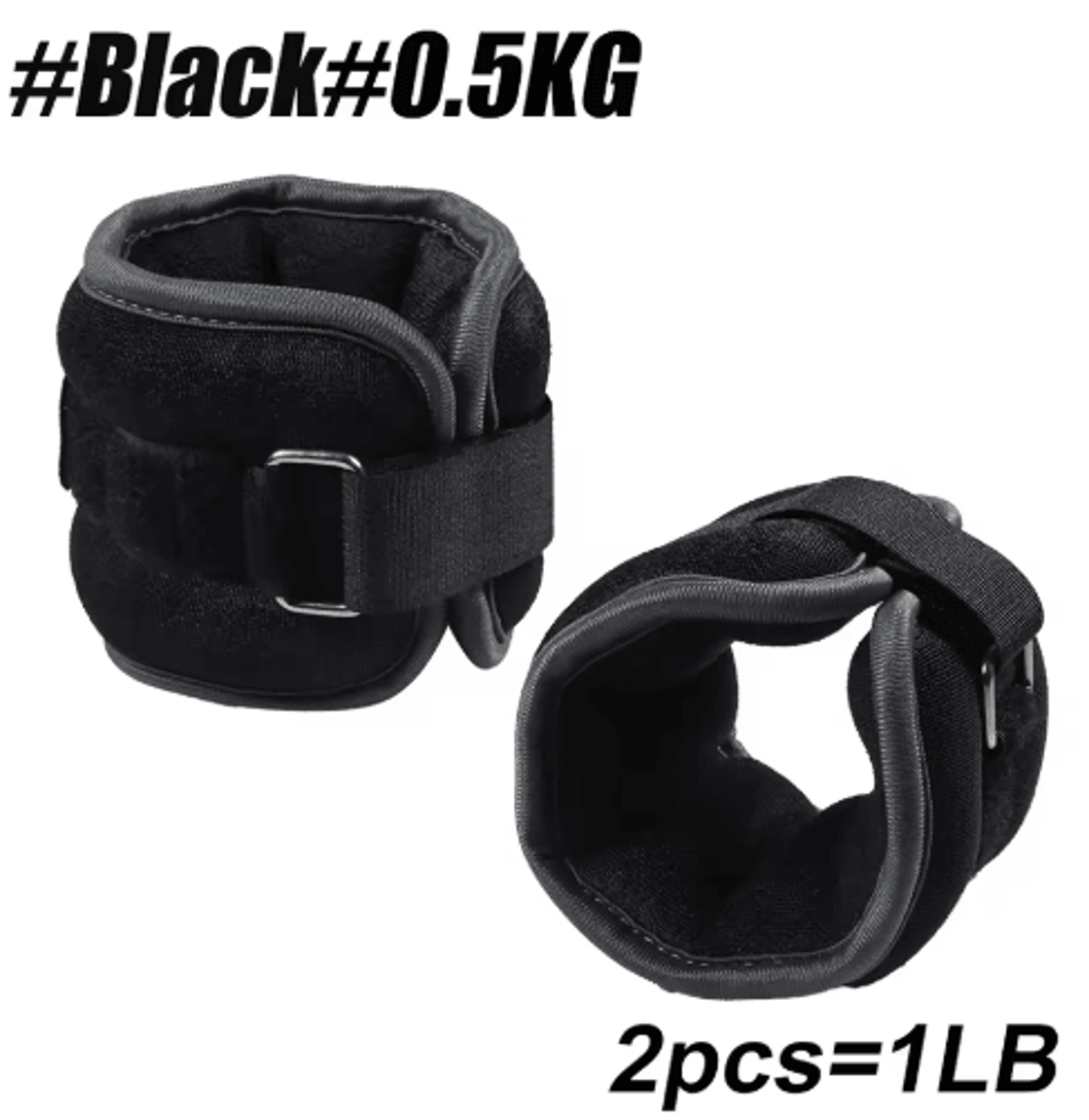 Adjustable Ankle  Wrist Weights 1 Pair  Neoprene Leg  Arm Weights For Running Yoga  Strength Traini 4