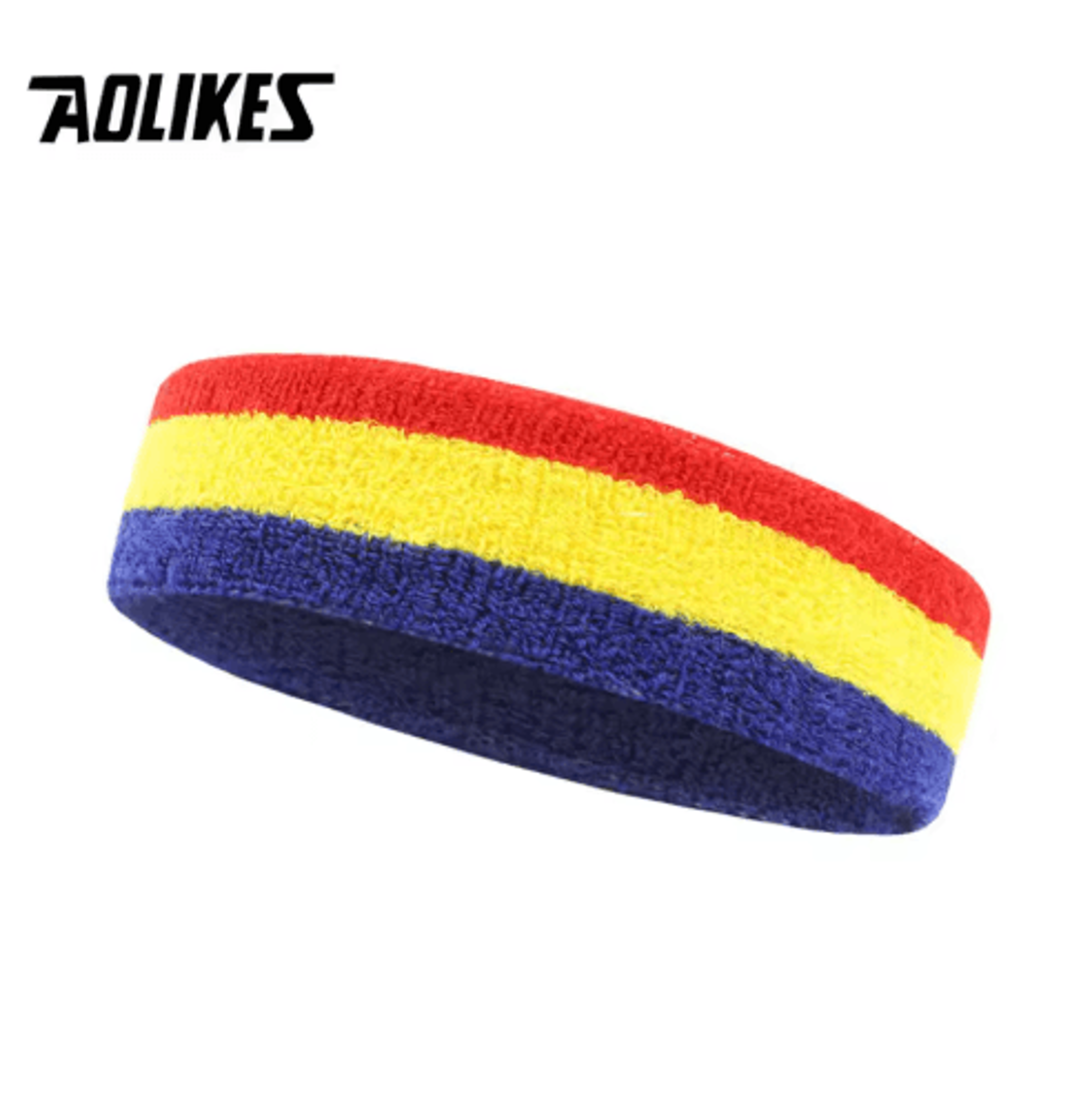 AOLIKES Cotton Athletic Headband  Elastic Sweatband For Basketball Gym Running  Fitness 3