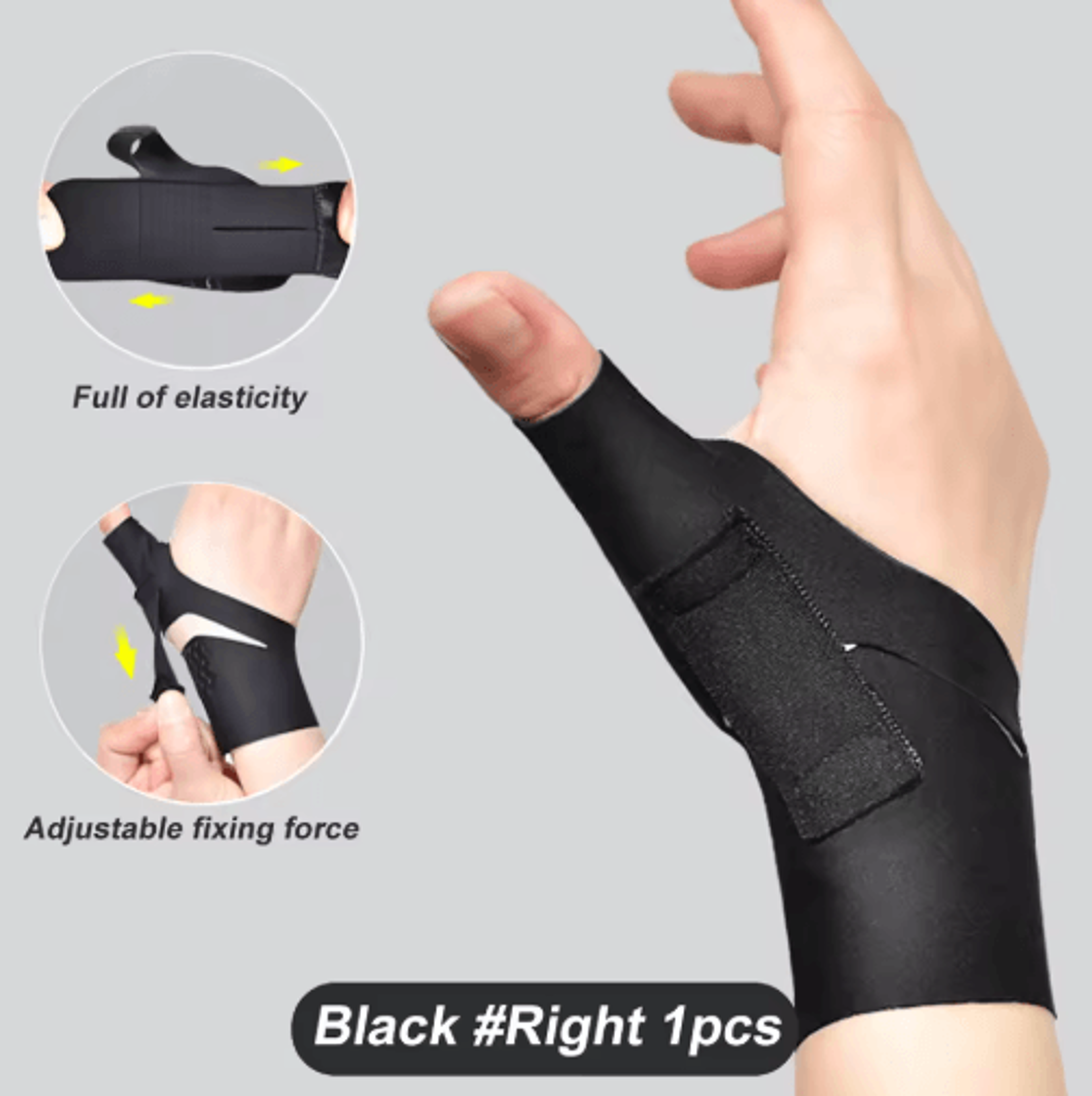 Adjustable Thumb Spica Brace  Thumb Support Splint For Arthritis Trigger Thumb  Everyday Stability 2